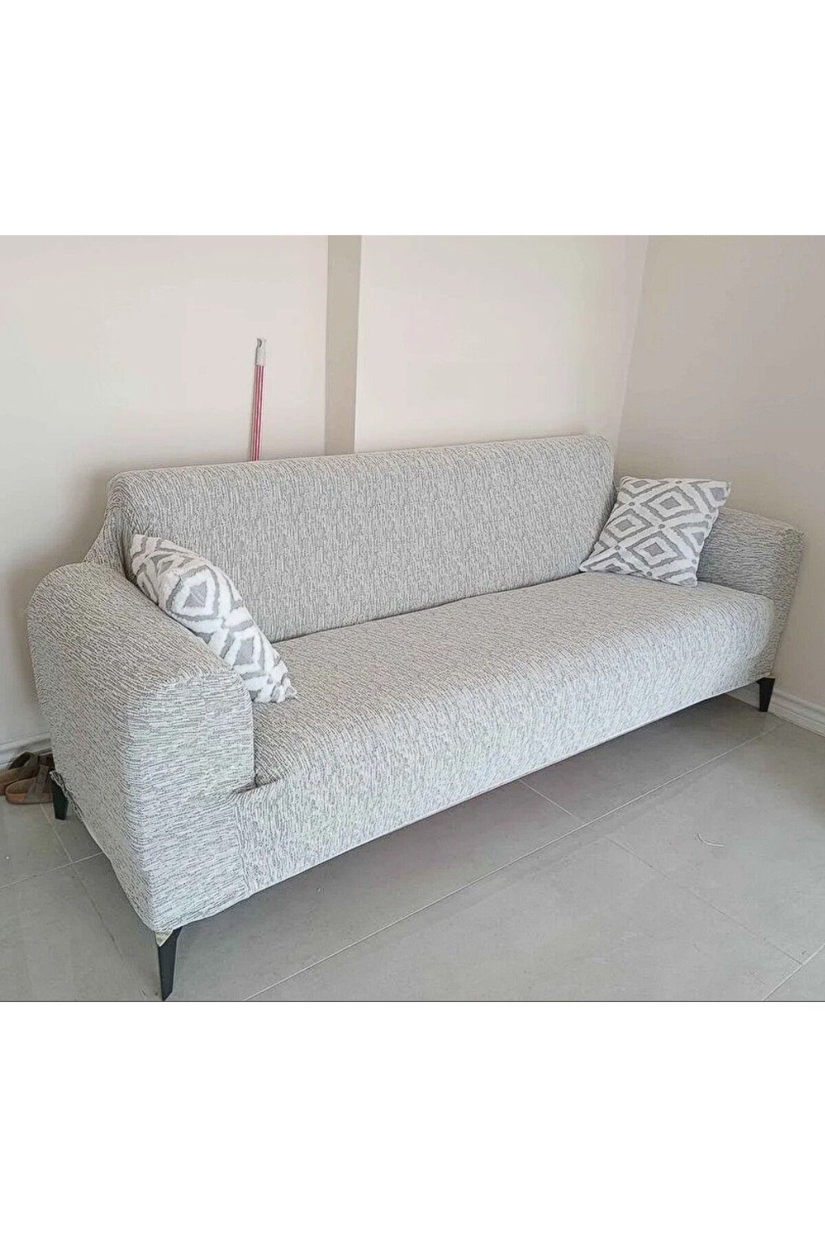 روکش مبل نود ژاكارد الگوی مستقیم 3 شخص لاستیکی روس روترد BTF HOME