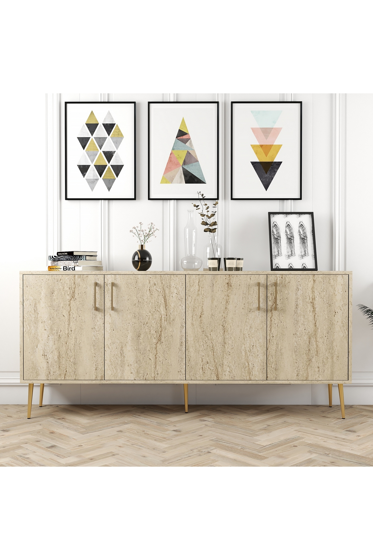 Variant Mobilya Variant Kiev Konsol - Traverten