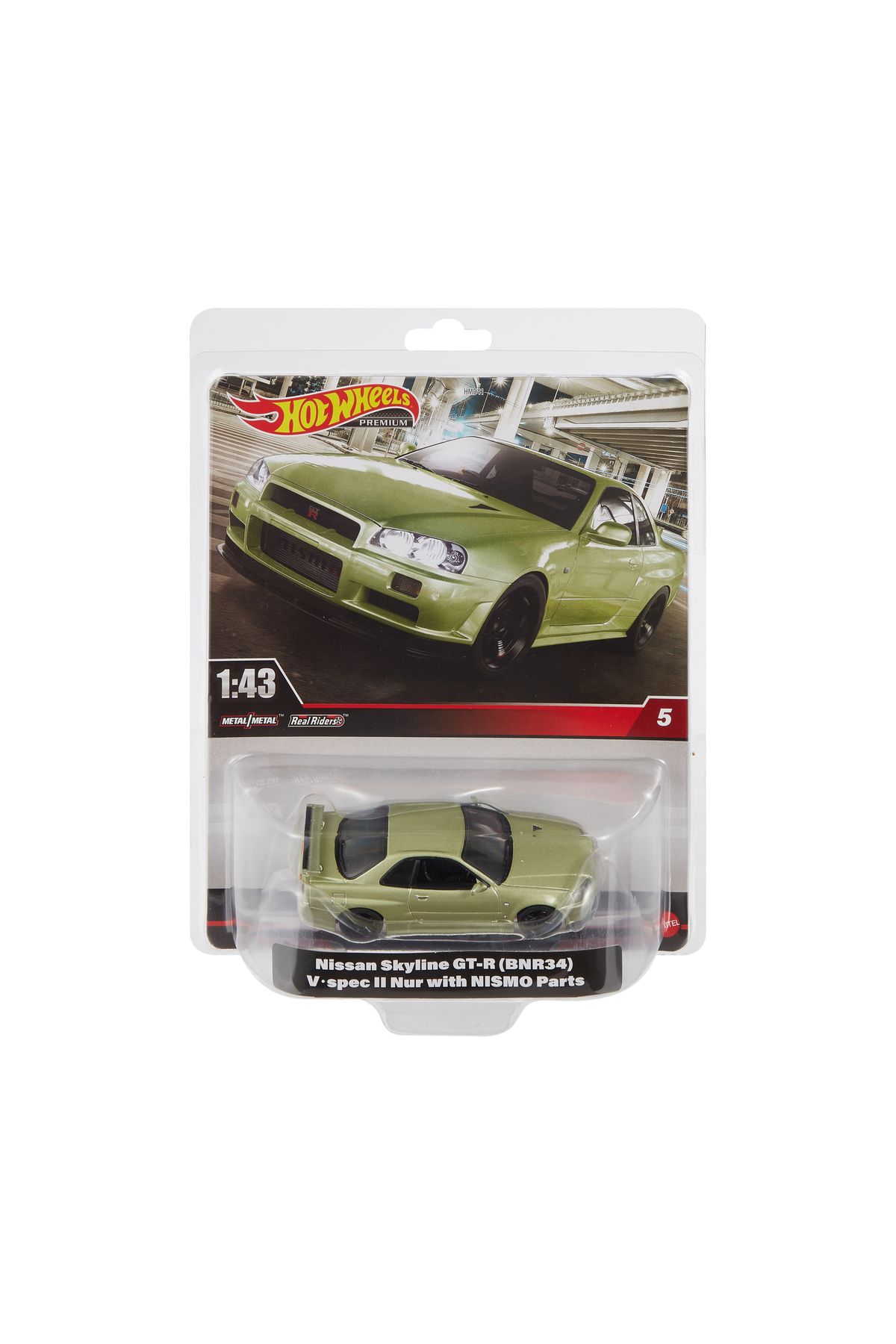 HOT WHEELS Premium Nissan Skyline GT R BNR34 V Spec Nur with NISMO Parts Ye il 1 43 Olcek Fiyat Yorumlar Trendyol