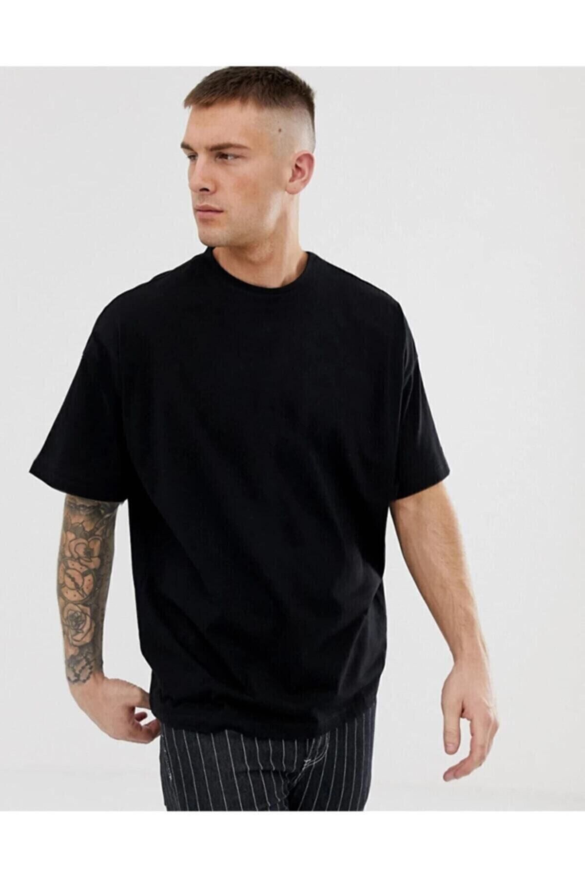 Know-Męska czarna koszulka oversize T-shirt z nadrukiem Tupaca na plecach 2