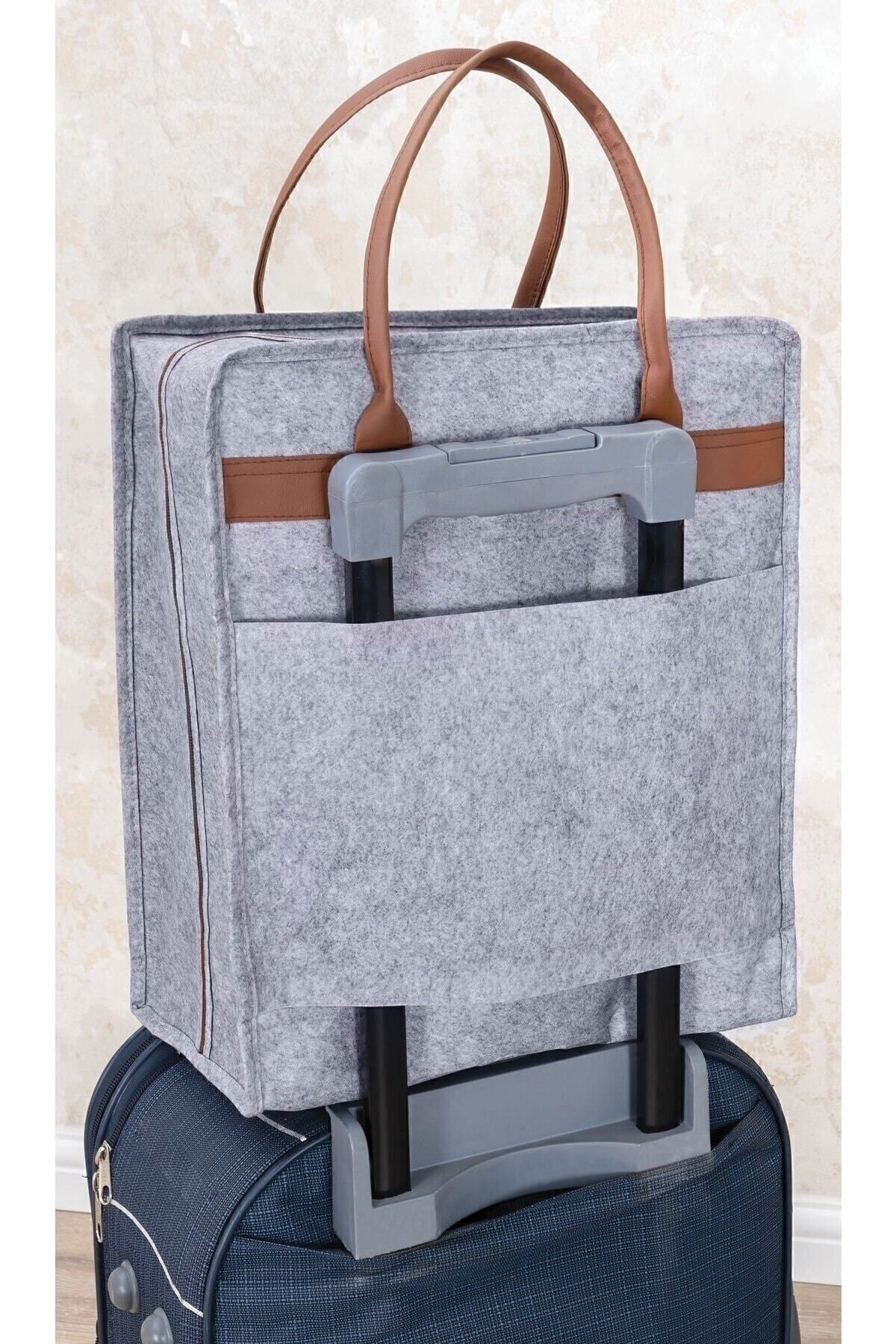 sac de voyage pratique pour chaussures avec poignées en cuir