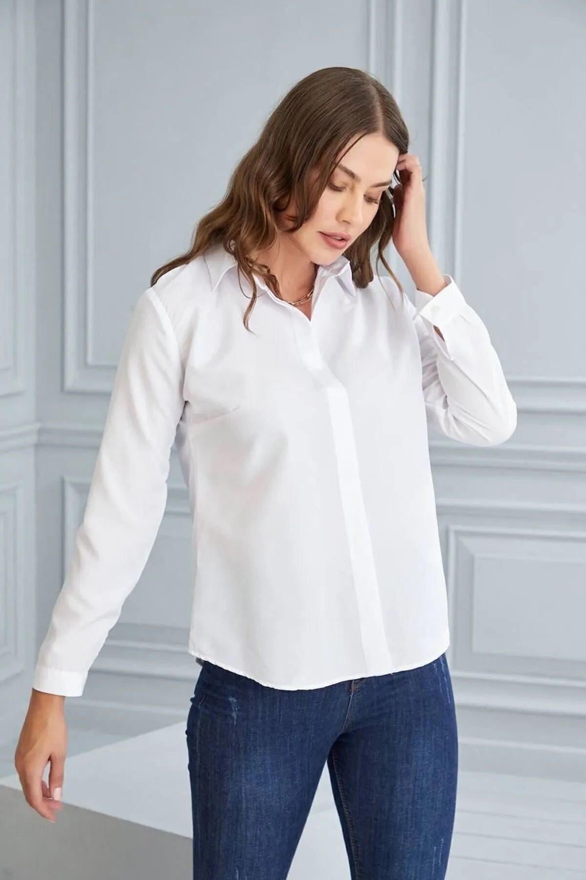 chemise de bureau pour femmes ylz