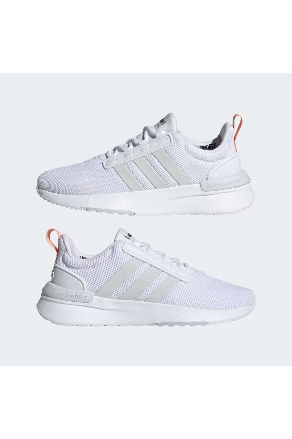 کفش پیاده روی سفید زنانه Racer TR21 اورجینال adidas