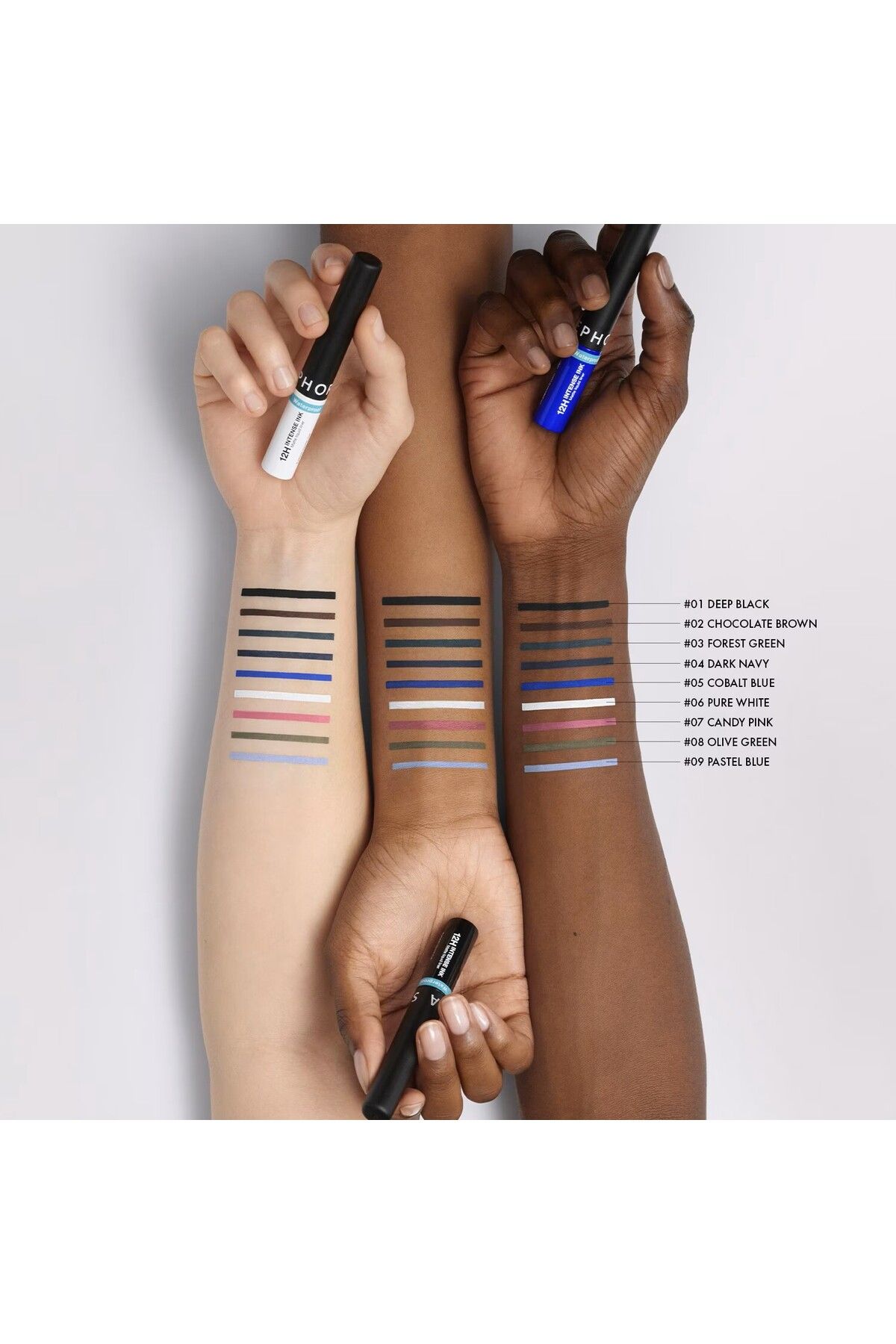 SEPHORA COLLECTION-بطانة حبر مكثفة فعالة على مدار الساعة بسعة 2.8 مل - صبغة مكثفة، محدد عيون مقاوم للماء غير لامع 3