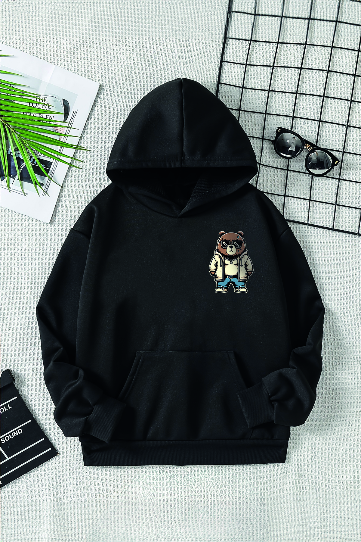 سویشرت پسرانه مشکی MYADA | ADA22515-099 اورجینال - تصویر 2