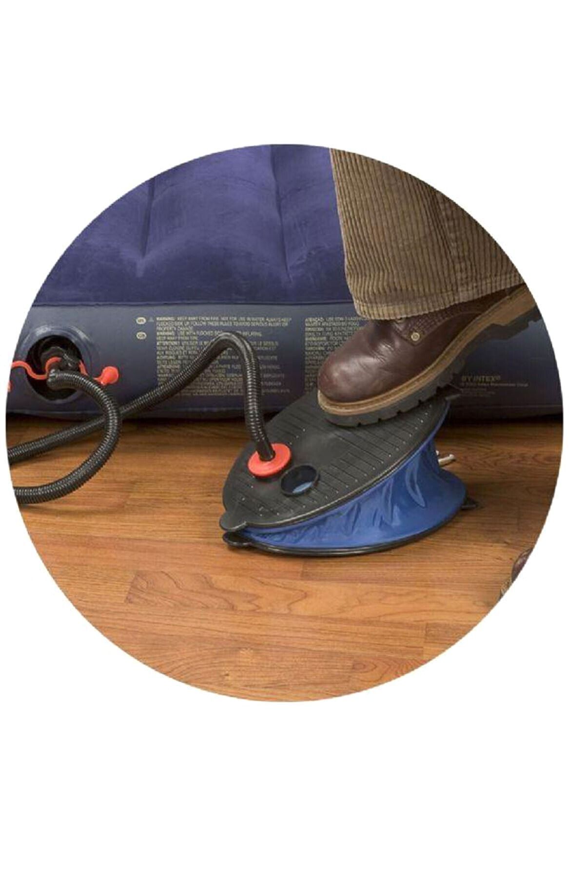 Intex-28 cm Blue Braided Foot Pump 2