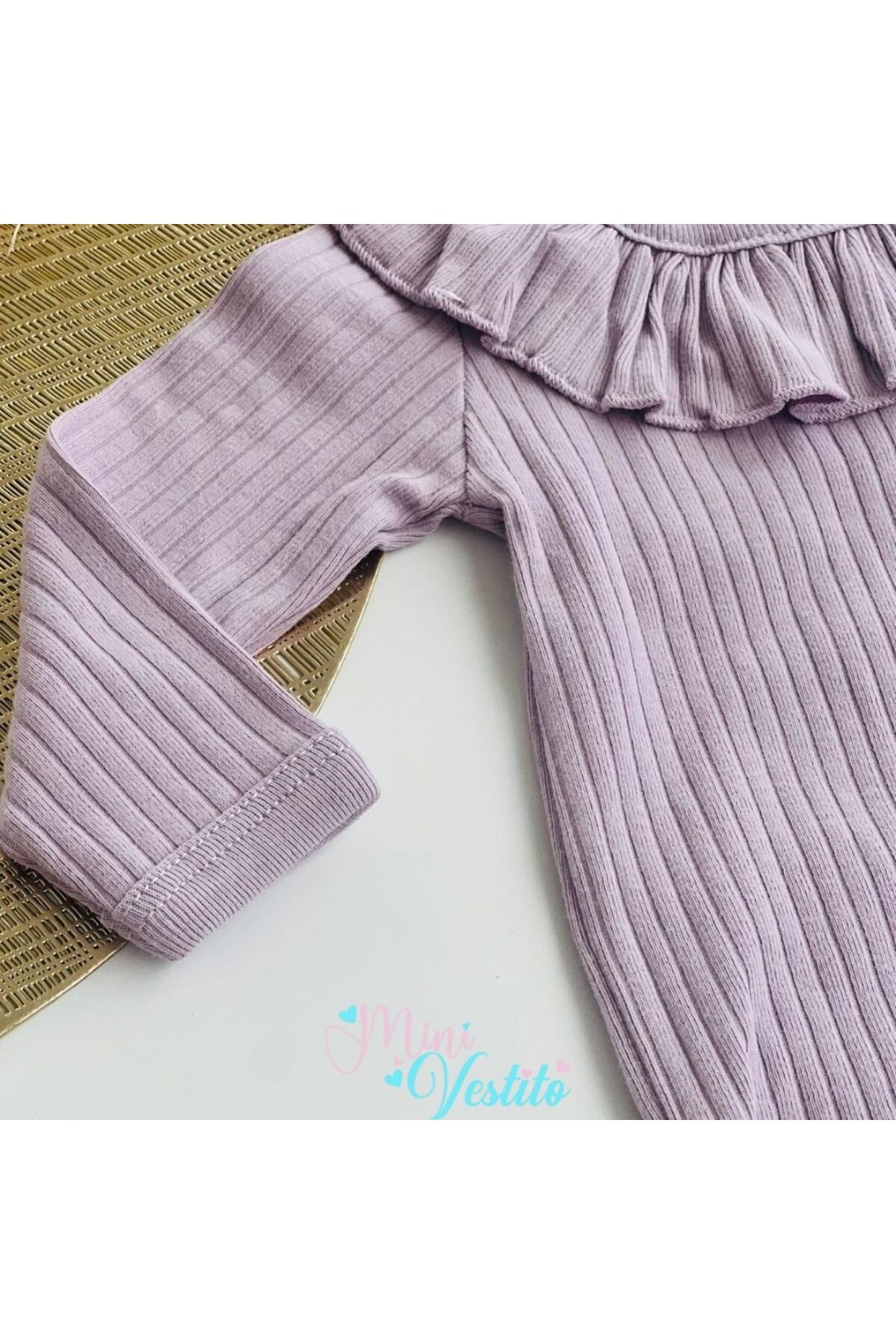 بادی نوزادی دخترانه بنفش Aydodo | MVS-990071.35162024 اورجینال - تصویر 4