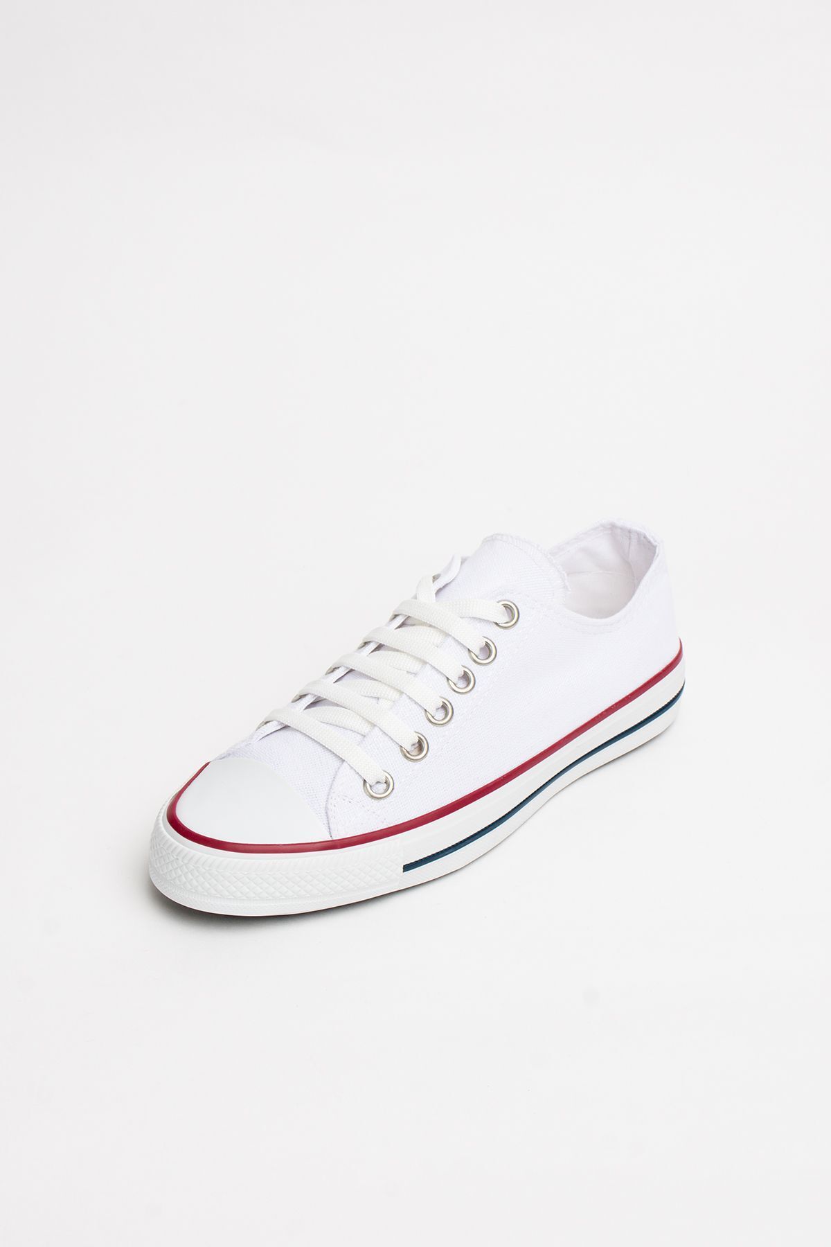 Pembe Potin-Unisex White Sneaker Linen Sports Shoes Mother Father Kids Set 5