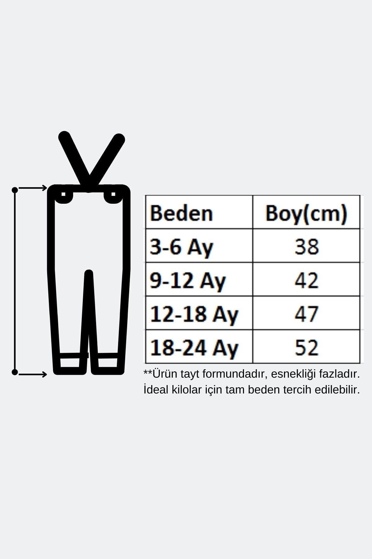 Minytrendy Kız Erkek Bebek Triko Yenidoğan Tulum Salopet 4 Mevsim Ayarlanabilir Çapraz Askılı Esnek Triko Tayt fotoğrafı 3 (önizleme)