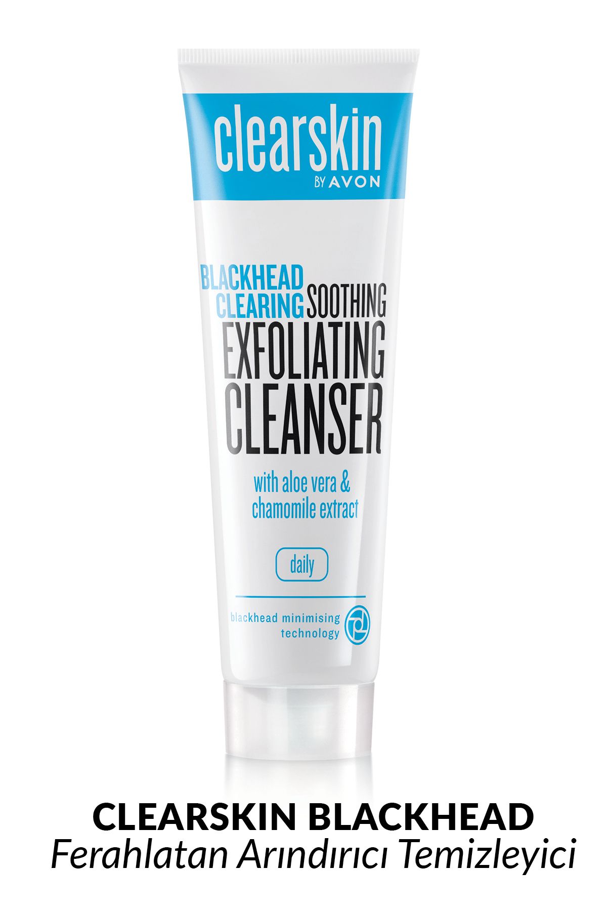 پاک کننده لایه بردار تسکین دهنده سر سیاه Clearskin 100 میلی لیتر. Avon