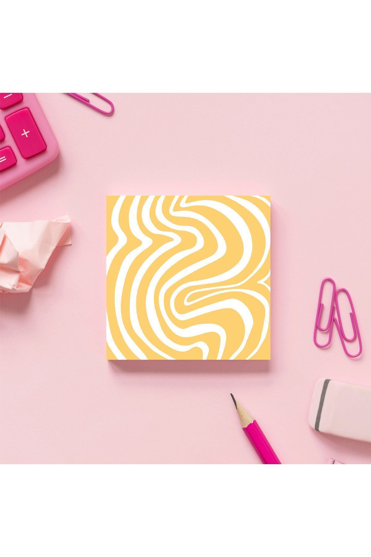Pine Note-Set of 4 Retro Patterned Colored Memopad, Notepad, Memo Pad, Notebook, Planner 7
