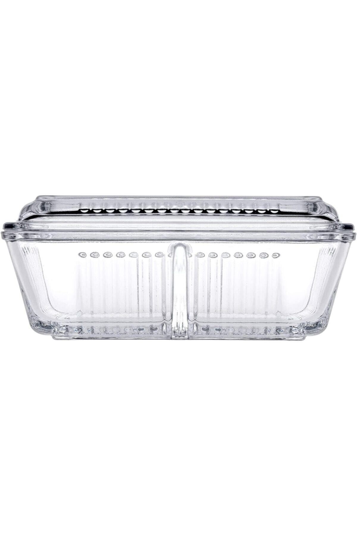 Paşabahçe-Frigo Studio Storage Container with Compartment 480cc, Transparent 1