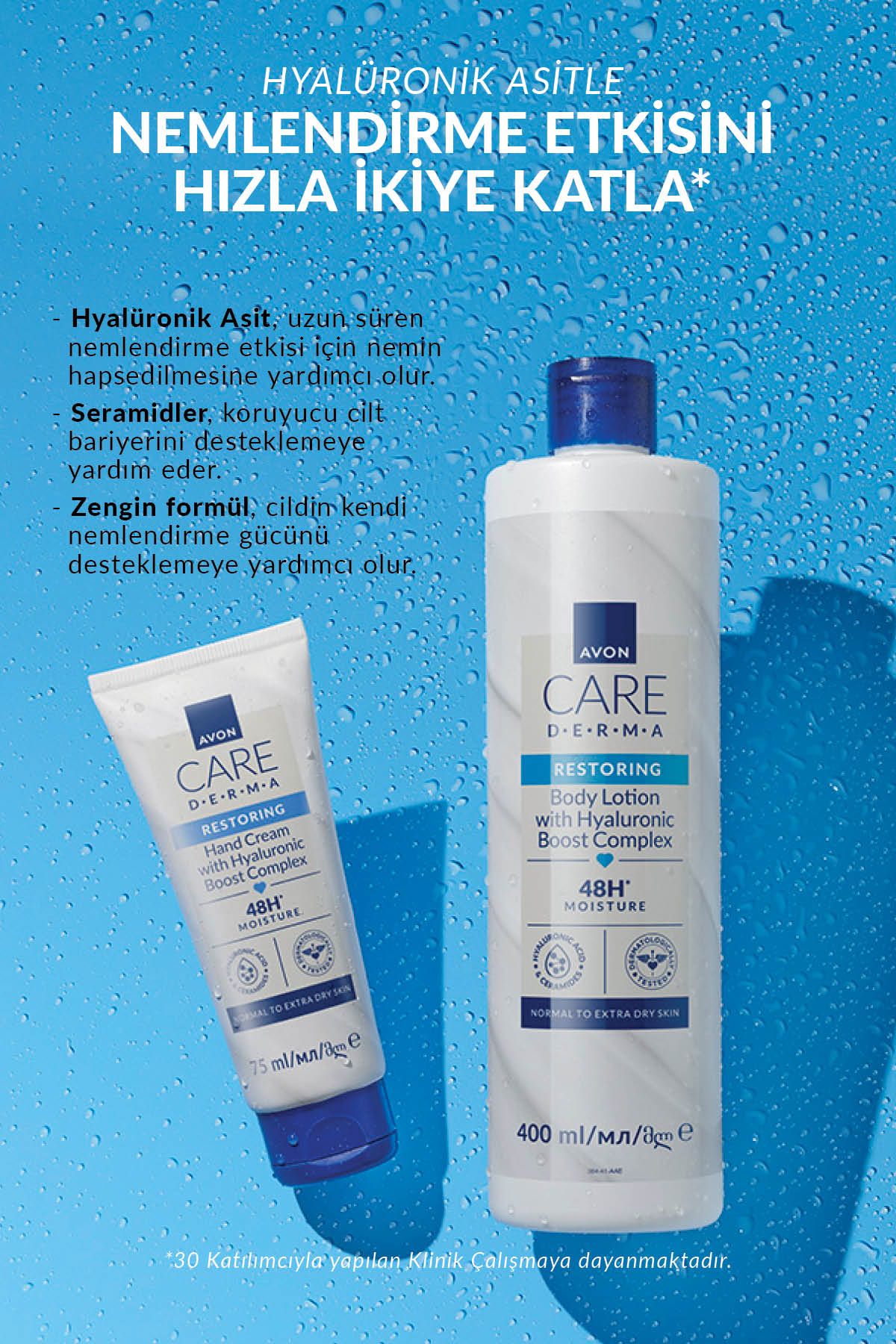 AVON-Care Derma - 75 ml Restoring Hyaluronic Boost Hand Cream 3