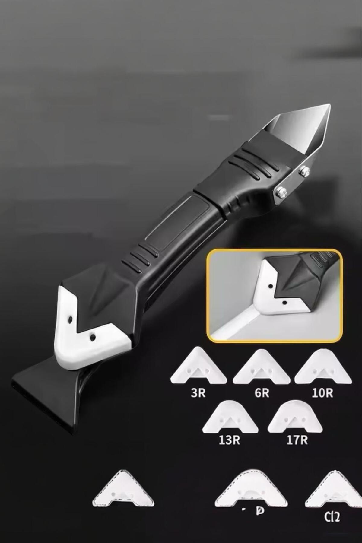 Sezka Life Derz Kazıyıcı Kazıma Aparatı Silikon Sökücü Mastik Pürüzsüz Kazıyıcı Kalafat Sonlandırıcı