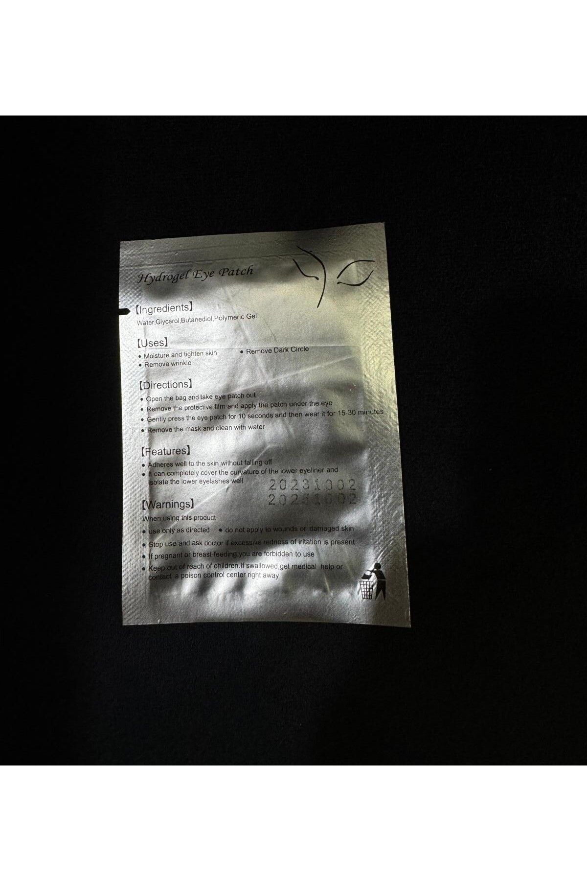 Gözaltı Pedi 50'li Paket - Hydrogel Eye Patch — eyepatchst1001 — تصویر 4 از 4