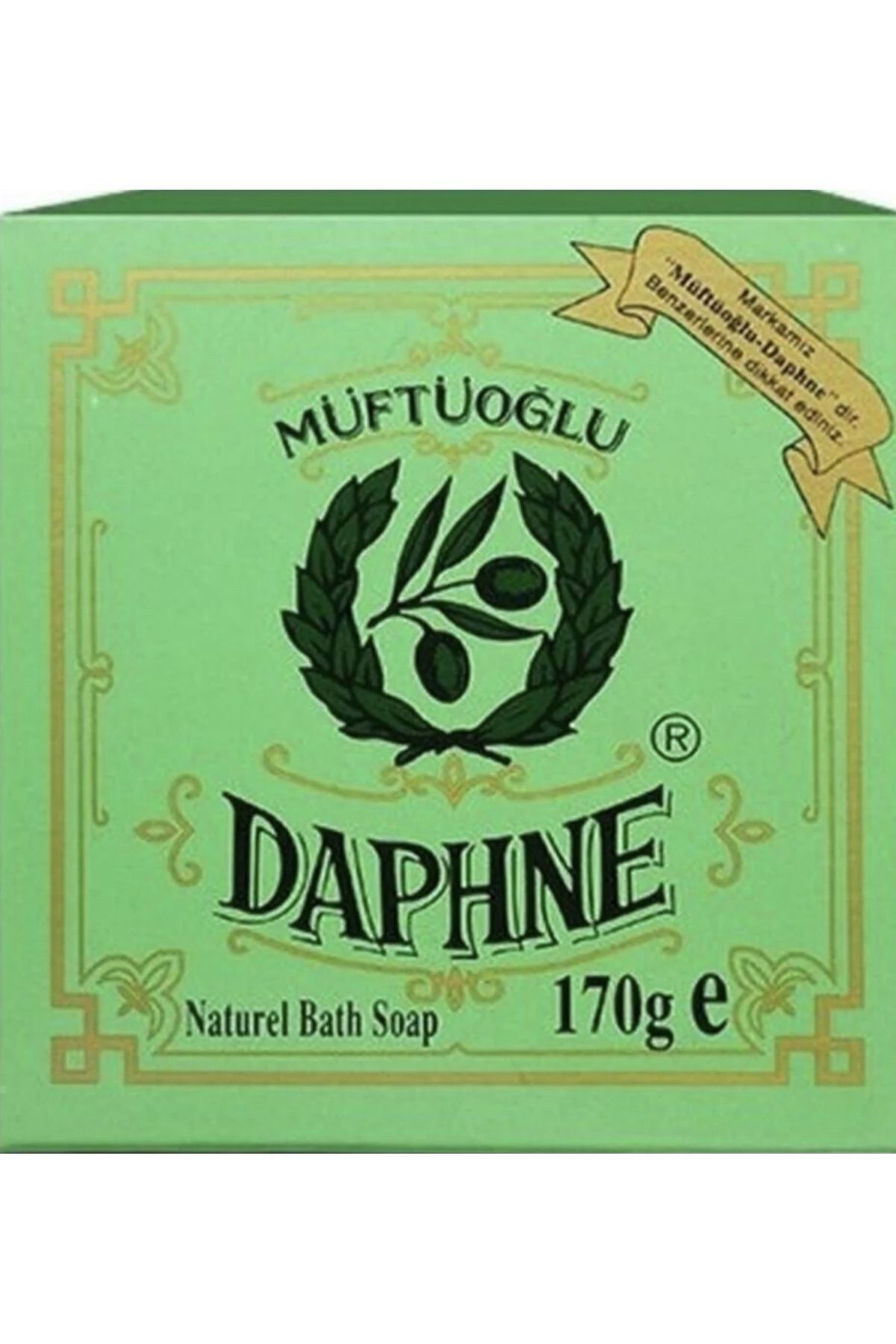 Hacıoğlu baharat-Hatay Local Muftüoglu Daphne Laurel Soap with Olive Oil 170 gr x 1 piece 2