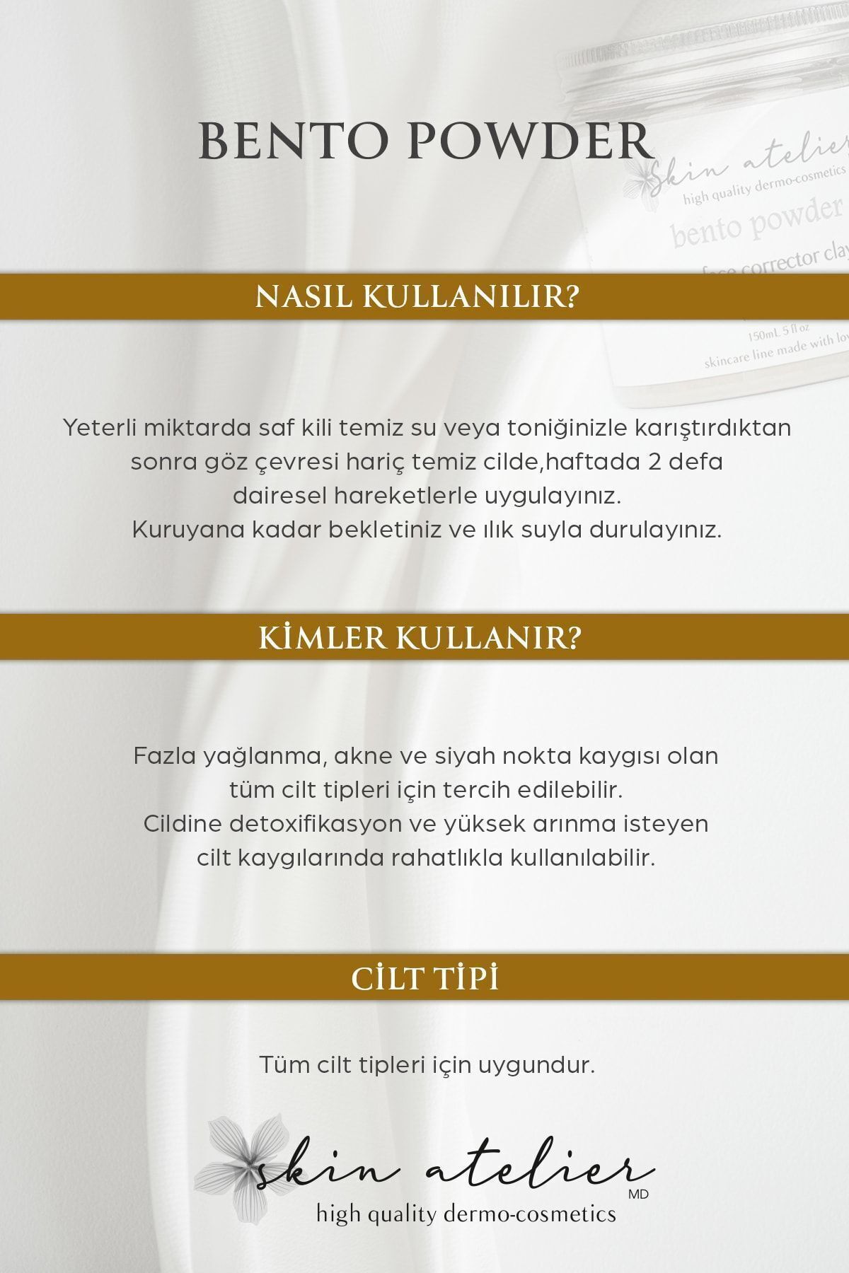 ماسک صورت   Skin Atelier | sa11254 اورجینال - تصویر 3