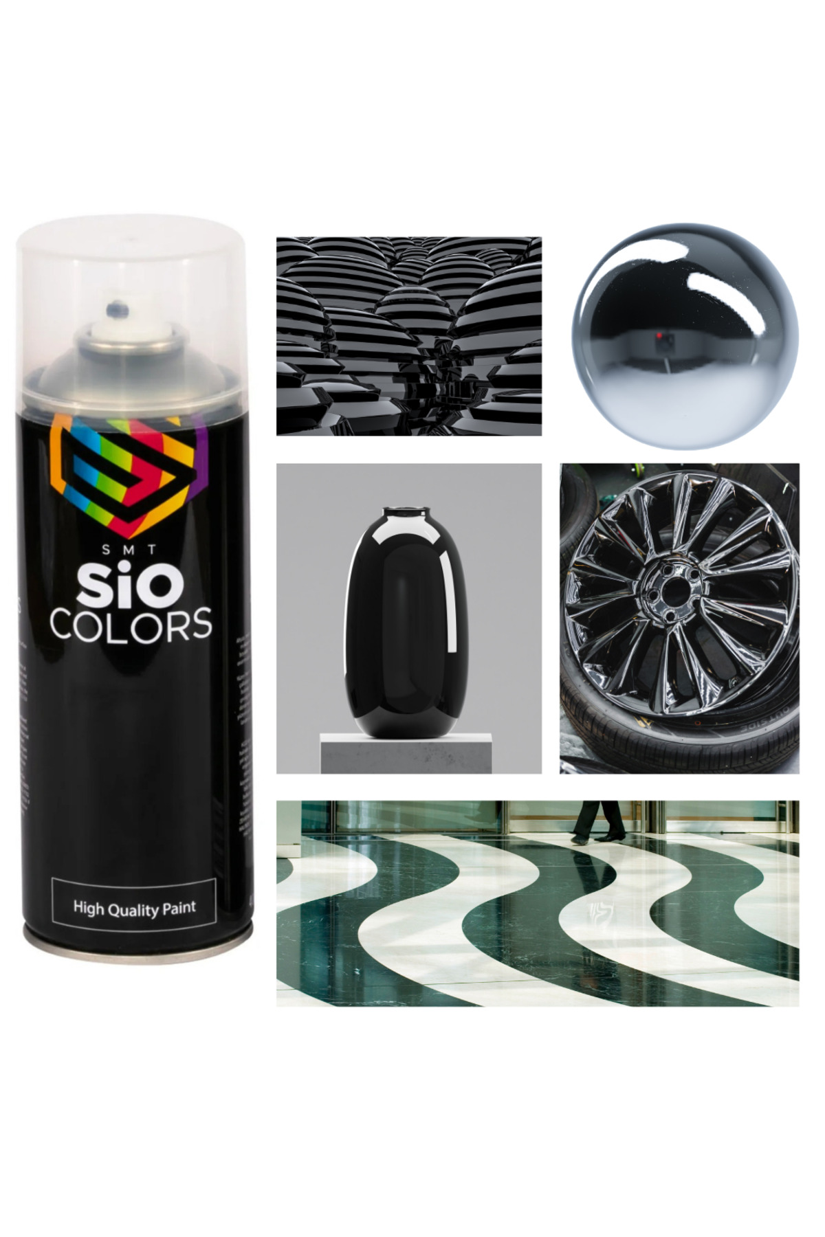 sıocolors SPREY BOYA SONRASI AKRİLİK VERNİK 400 ML