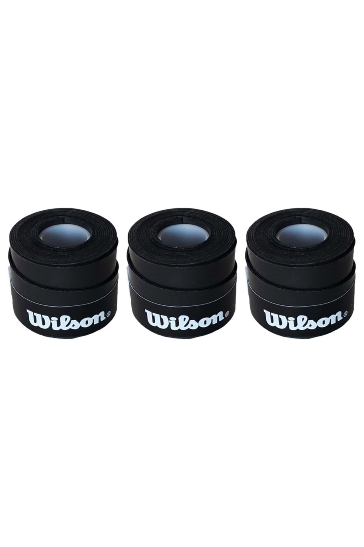 تجهیزات تنیس مشکی کاسه راحتی O'Grips 3 آنفولانزا ، راکت سیاه است Wilson