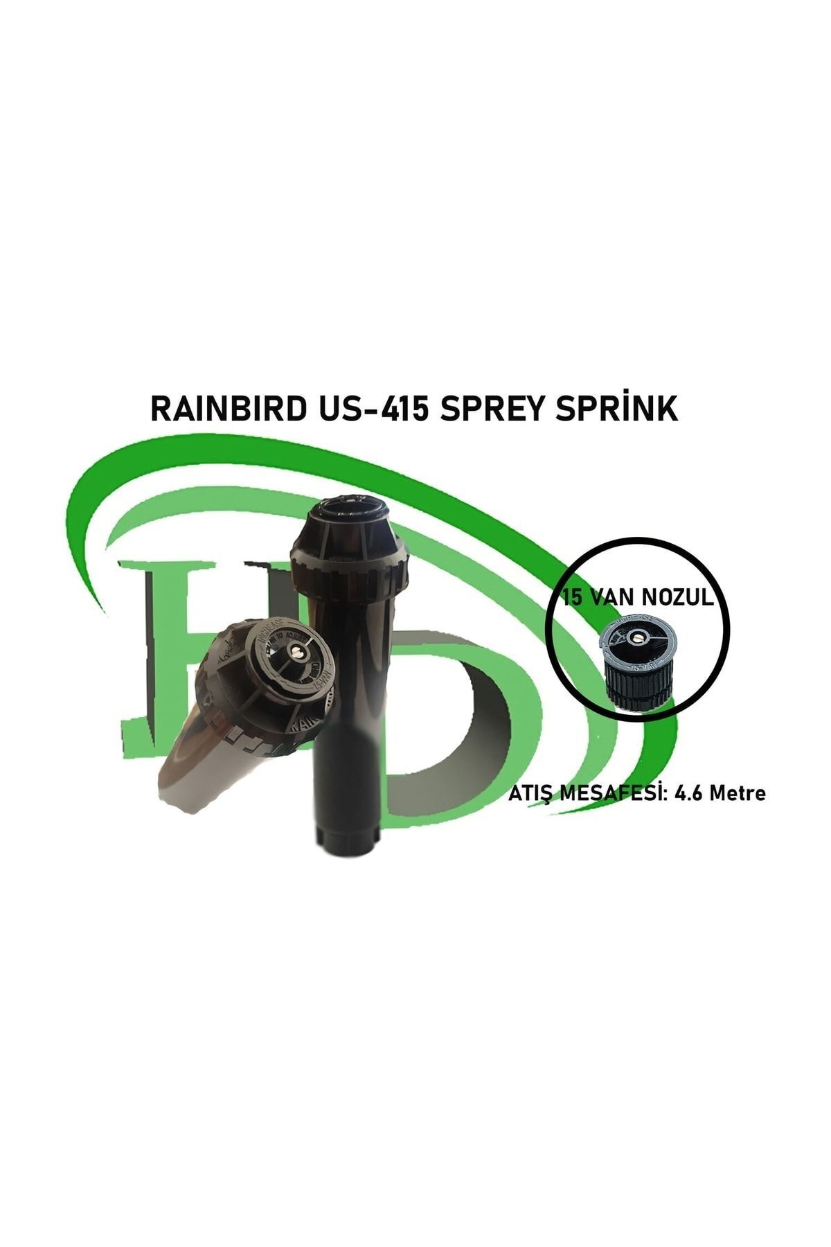 Us-415 Uni 15-van Spray Sprink Otomatik Sulama Başlığı (3.7-4.5 Mt Sulama Çapı) 2