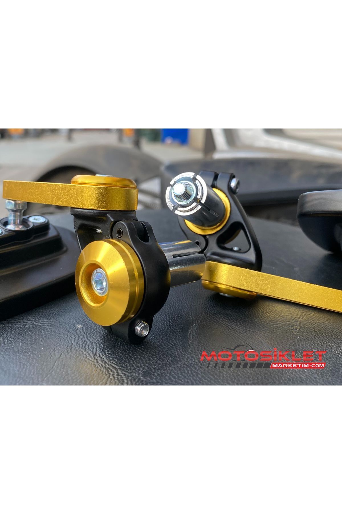 IXANN Motosiklet Gidon Aynası Takım Gold