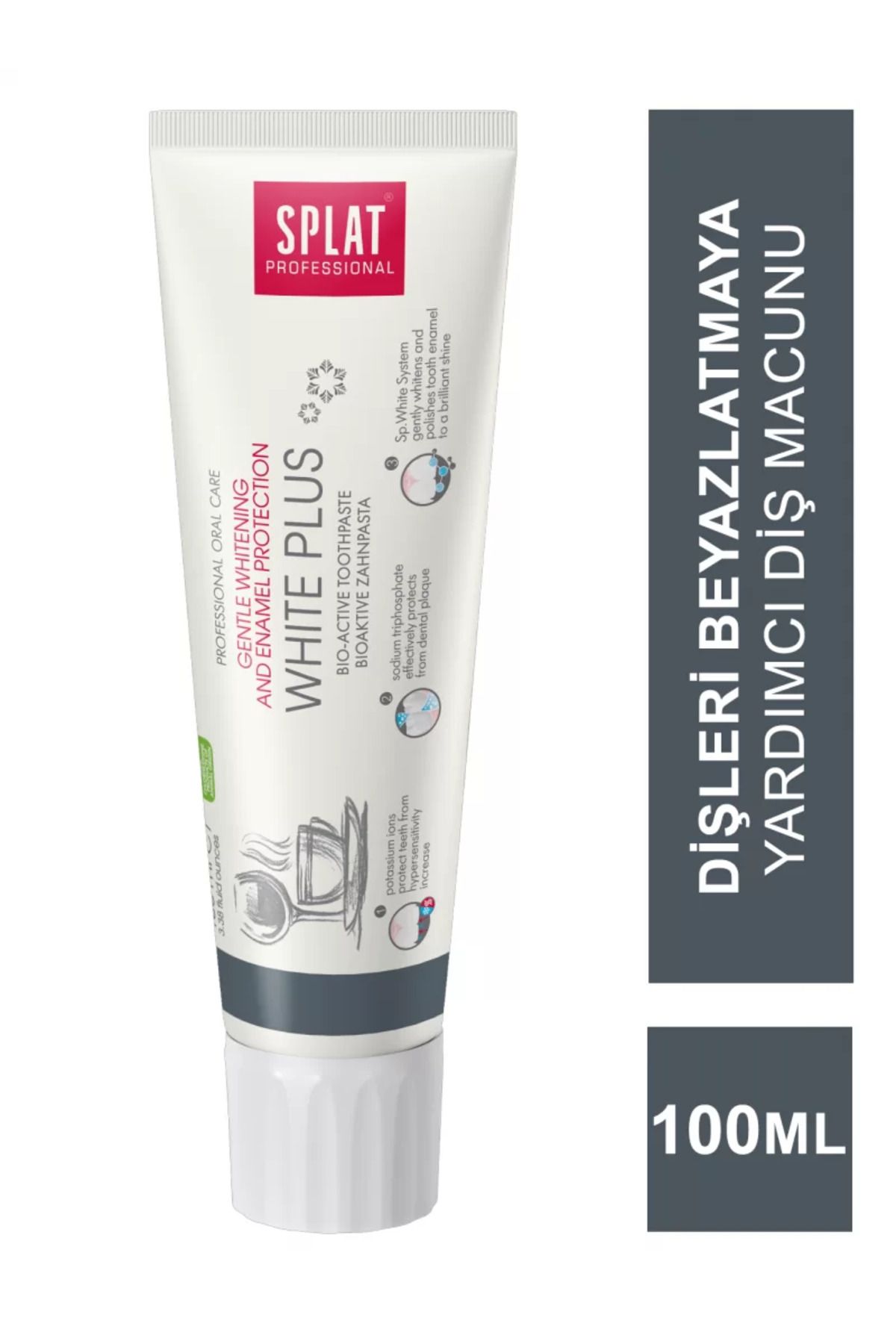Splat-Blackwood Black Toothpaste 75 ml Strong Whitening + White Plus Toothpaste 100 ml 5
