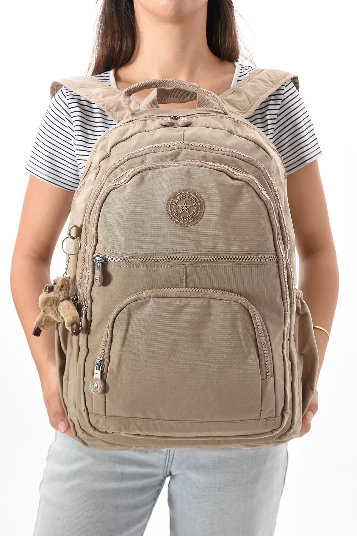 Our Luxury Waterproof Fabric Multi Compartment School Bag