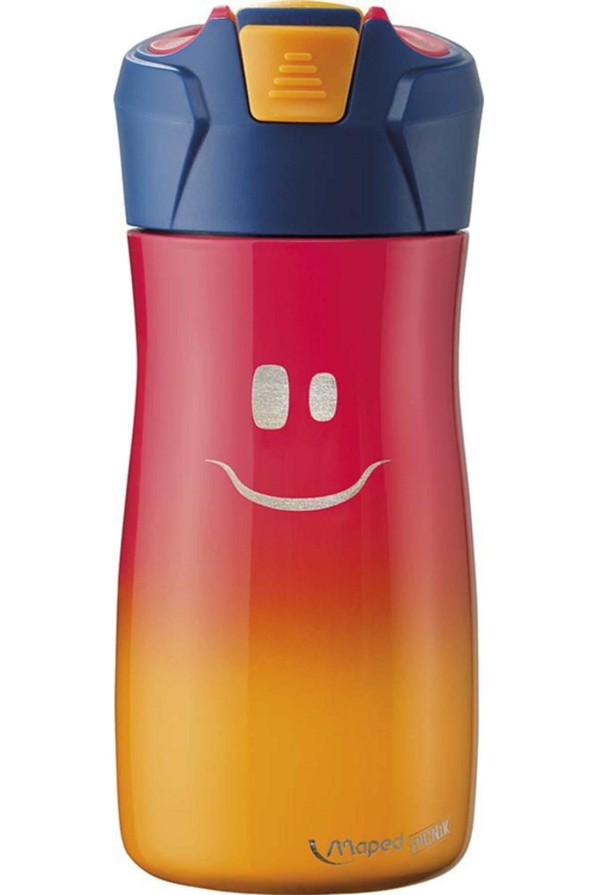 Maped-Flask Picnic 580 Ml Steel Smiling Face Set of 2 Pink 3