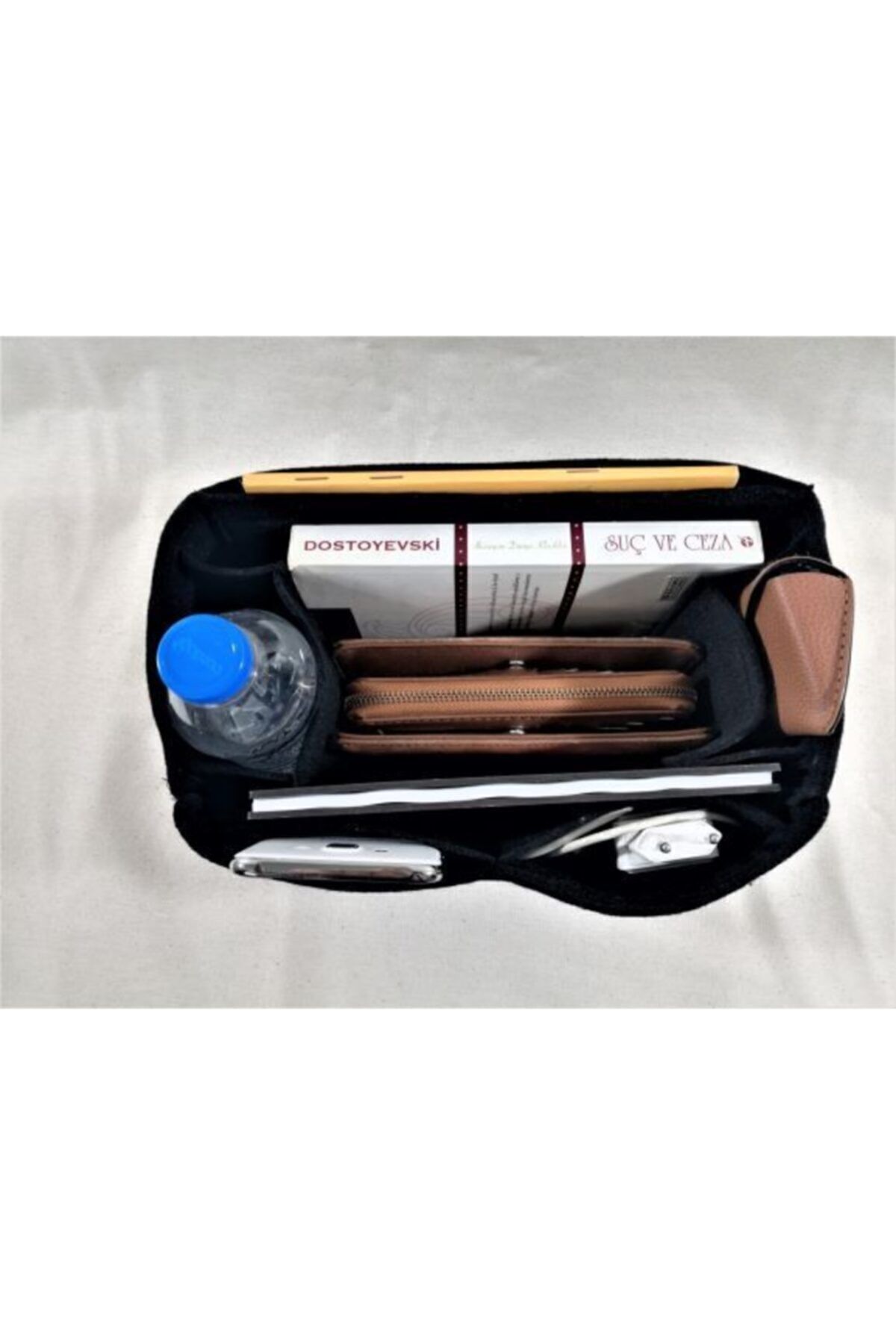 MARJİNAL W CLUB Kare Suluklu Standart Çanta Içi Organizer 28/15/12