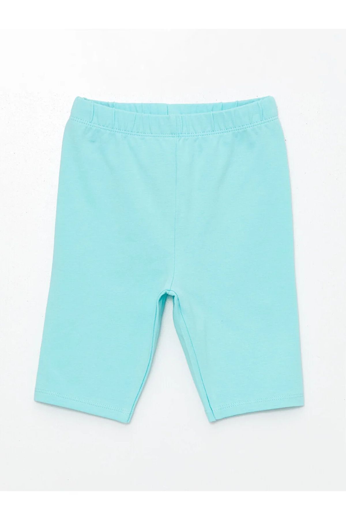 LC Waikiki LCW baby Beli Lastikli Desenli Kız Bebek Şort 2'li fotoğrafı 3 (önizleme)