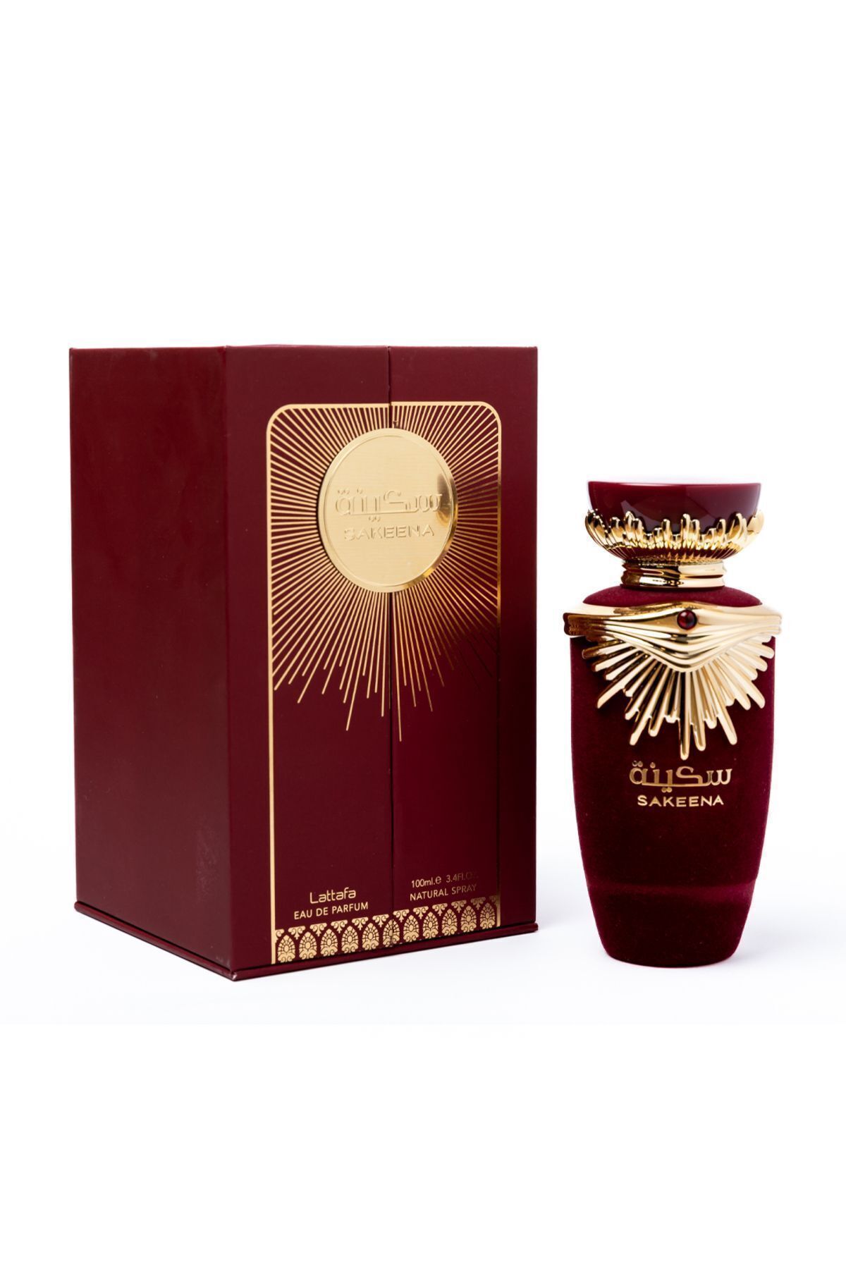 lattafa-Sakeena EDP 100ml - Premium Spittle Color Feature Cream Gel 3