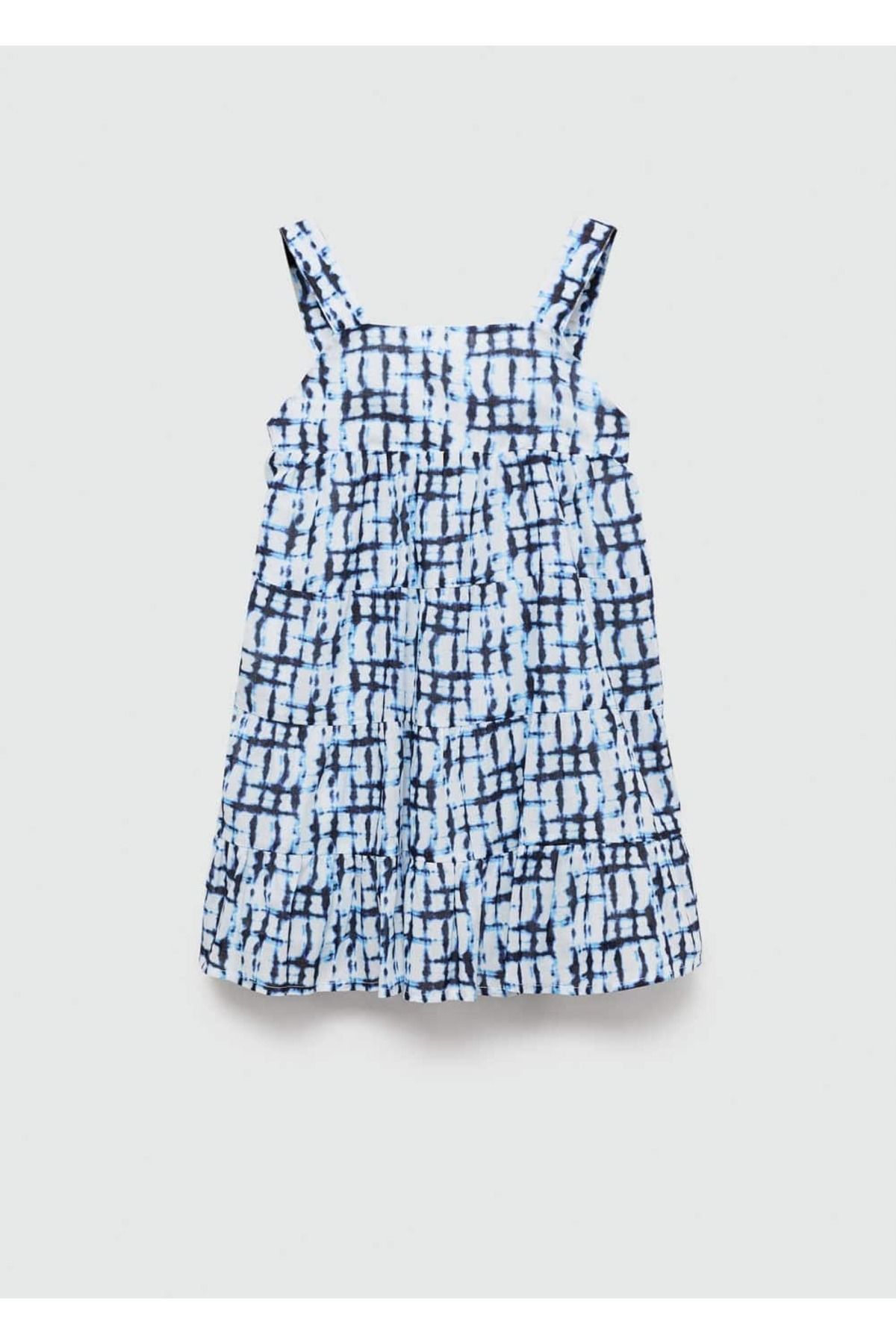 MANGO Kids-Blue Dress for Kids 2