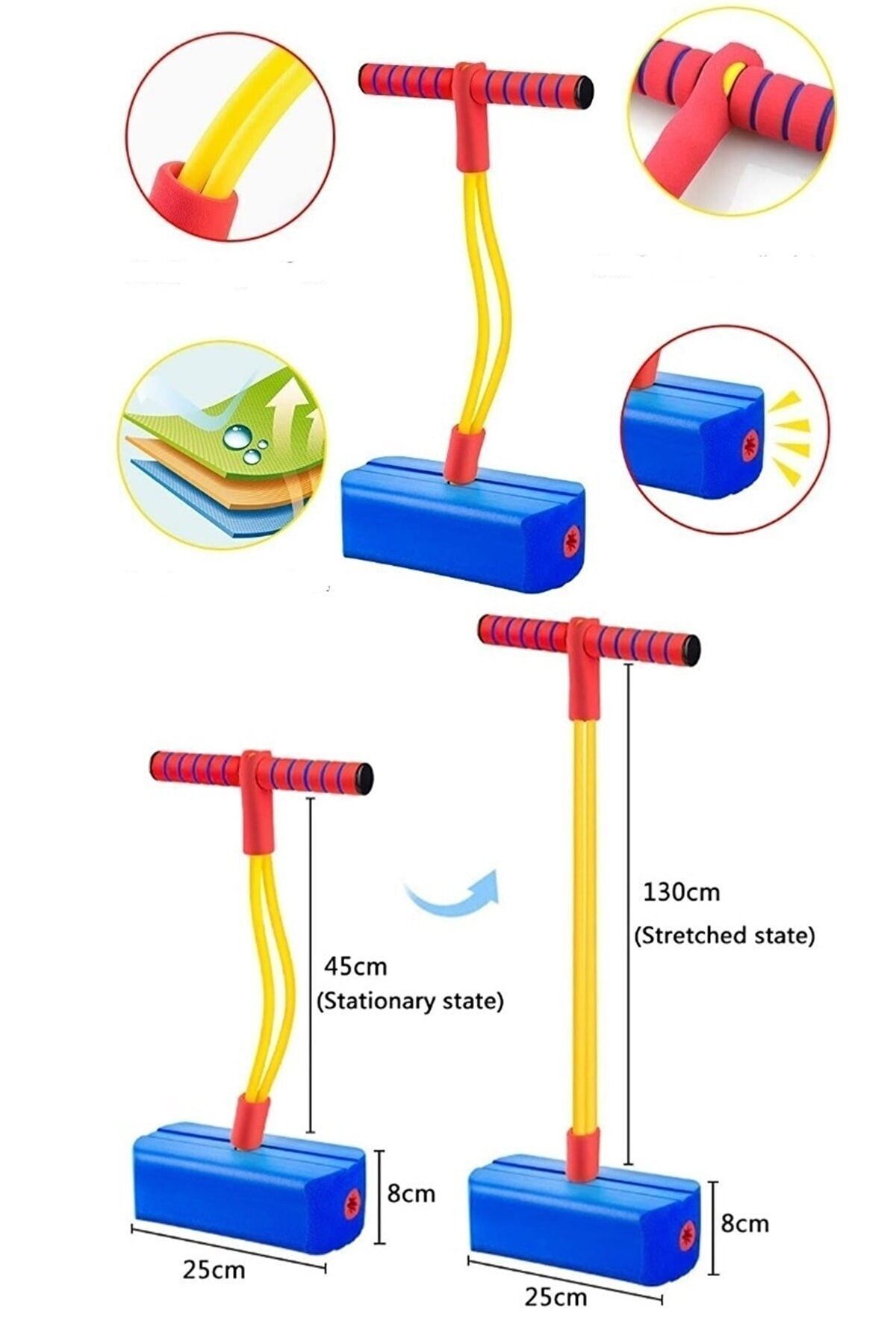 Canderel Çocuklar Için Atlama Zıplama Oyuncağı Boy Uzatıcı Eğitici Fiziksel Zihinsel Geliştirici Spor Oyun fotoğrafı 7 (önizleme)