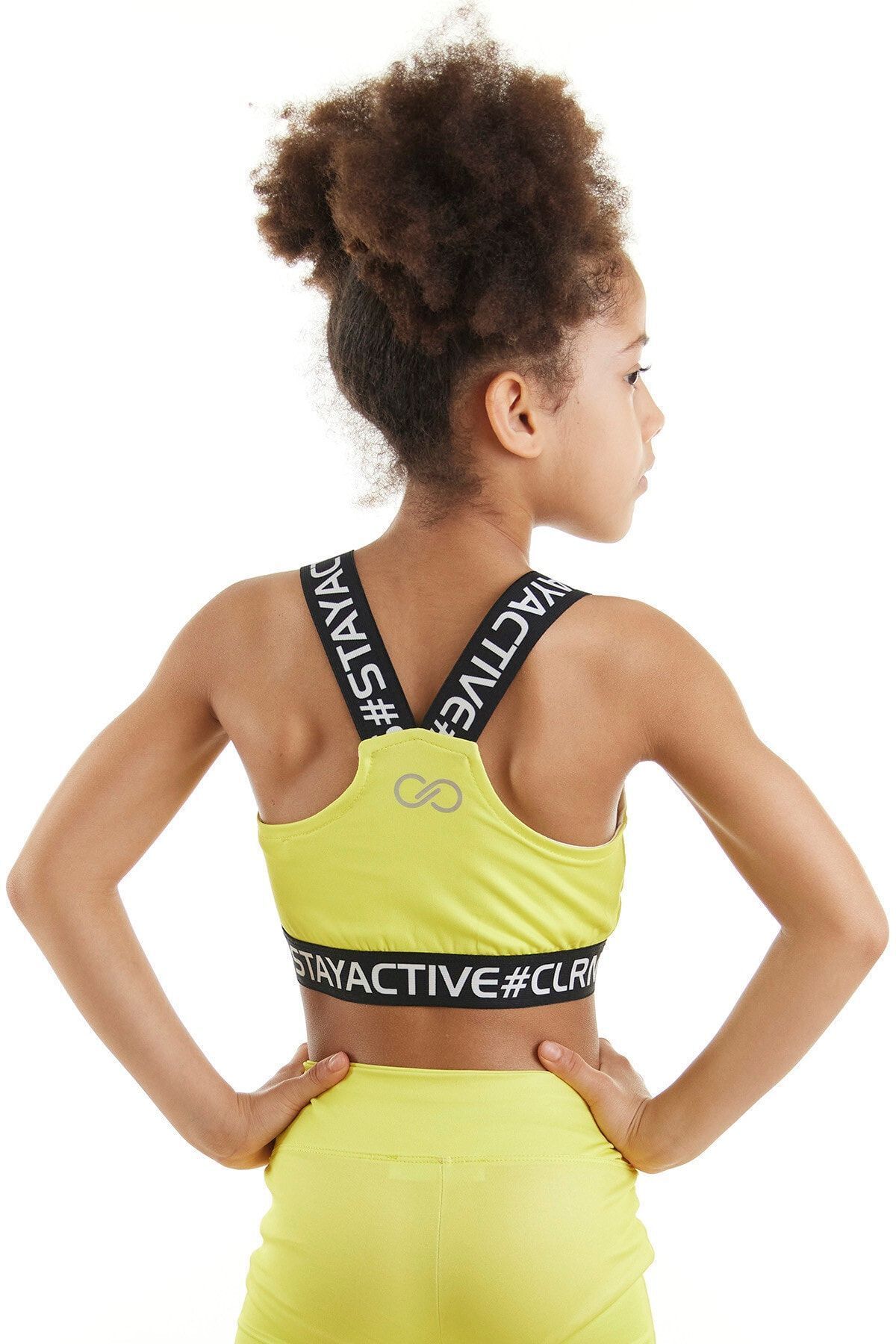 Colorinas Stay Active Neon Crop Top Trendyol