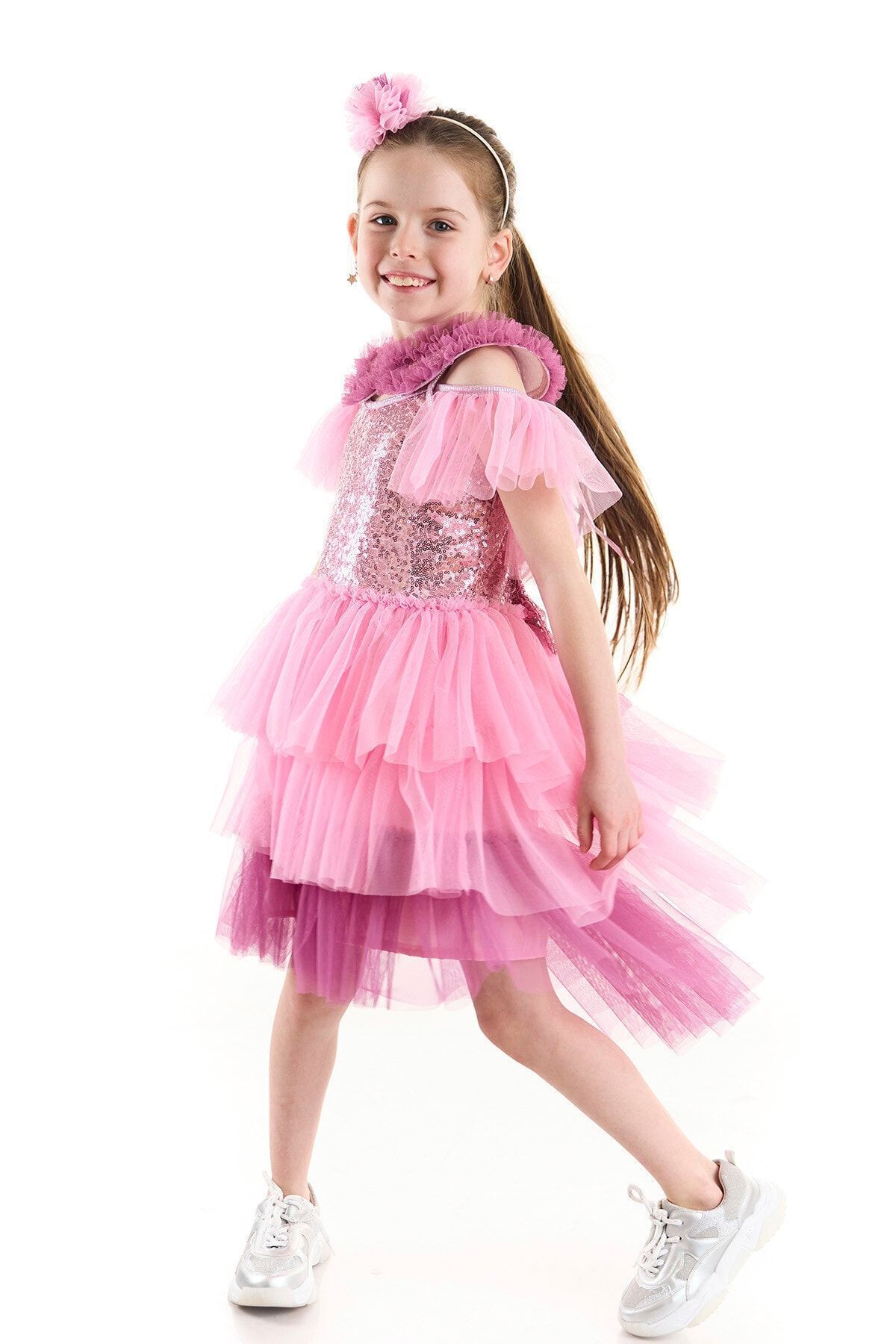 Colorinas-June Sequined Bow Tutu Dress 5