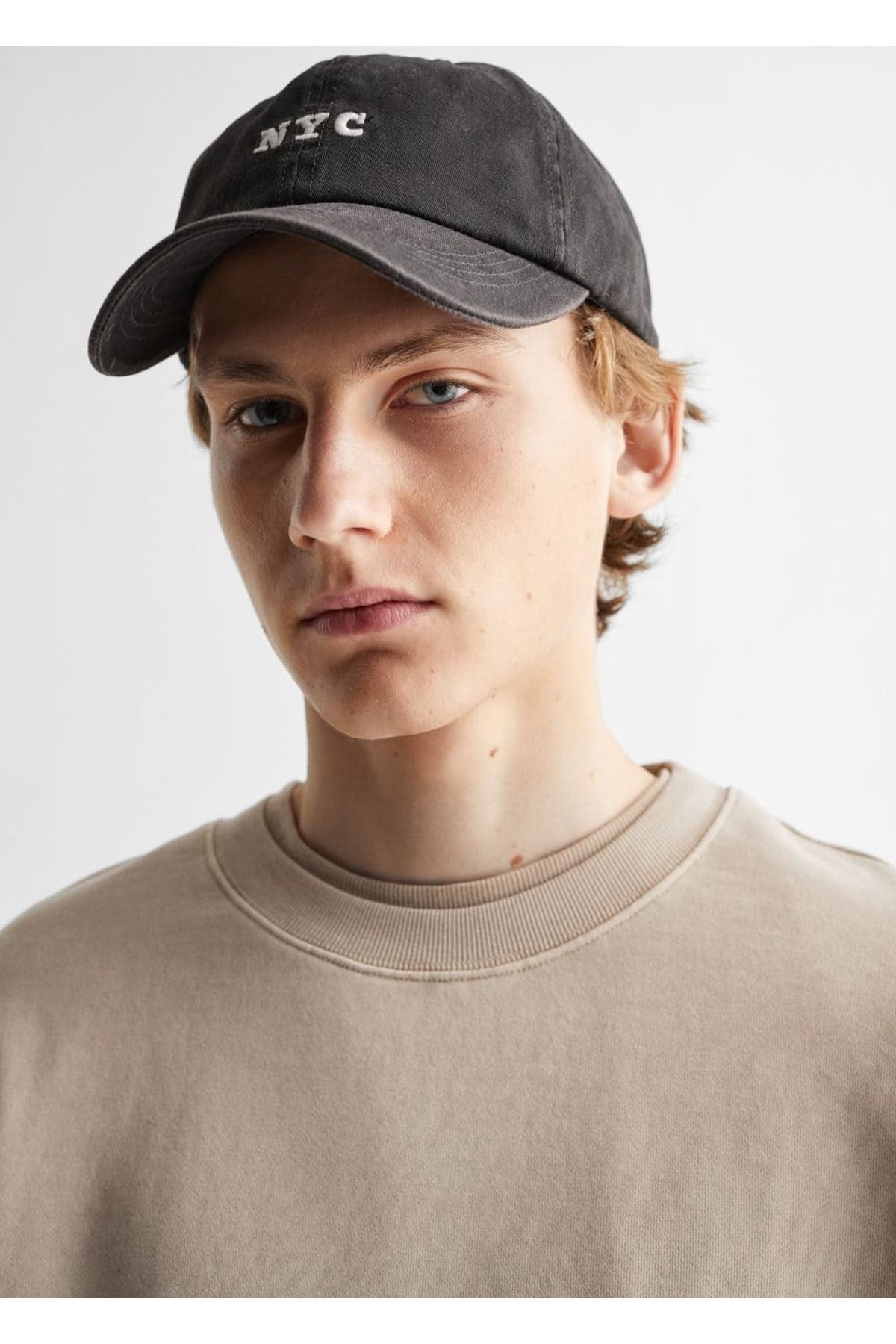 Mango Teen-Hanorac bej pentru copii 7