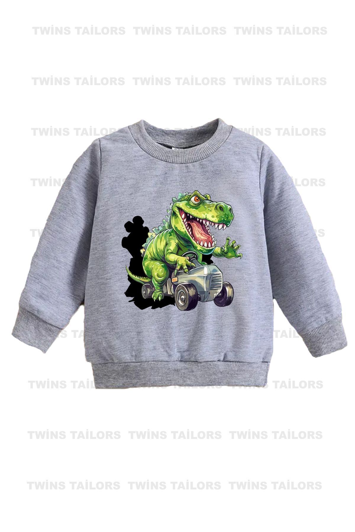 سویشرت پسرانه آبی twins tailors | bttwınsssjy6576 اورجینال - تصویر 2