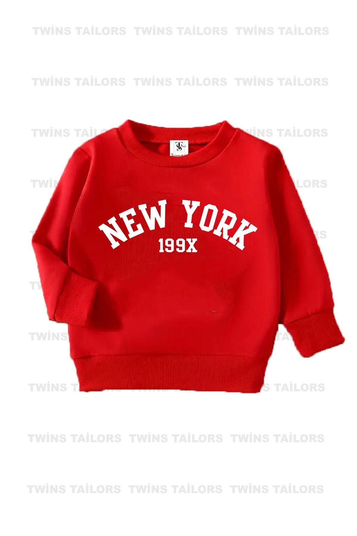 سویشرت پسرانه آبی سرمه ای twins tailors | twinsstalrss35466 اورجینال - تصویر 4