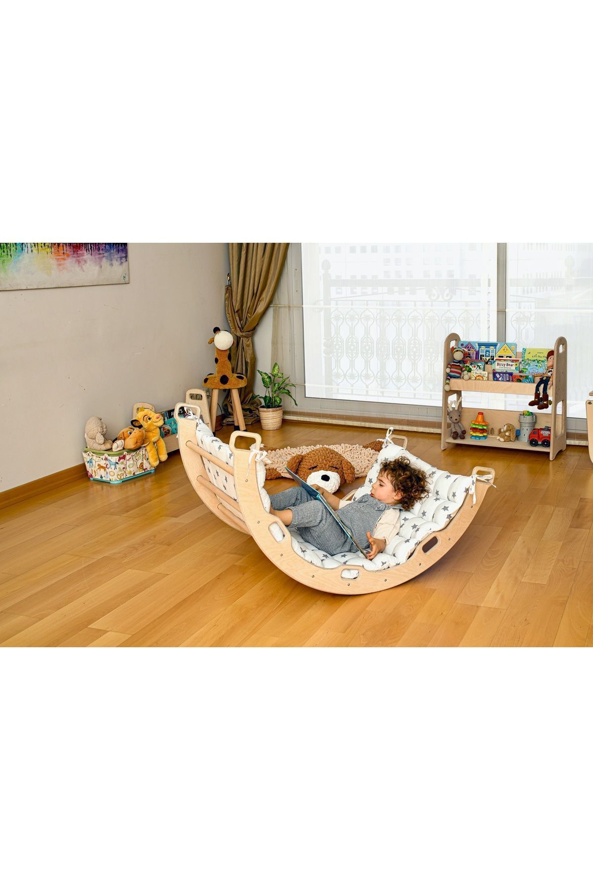 ست صخرهنوردی مونتهسوری پیکلر – مثلث، کمربند و رمپ ستاره پددار