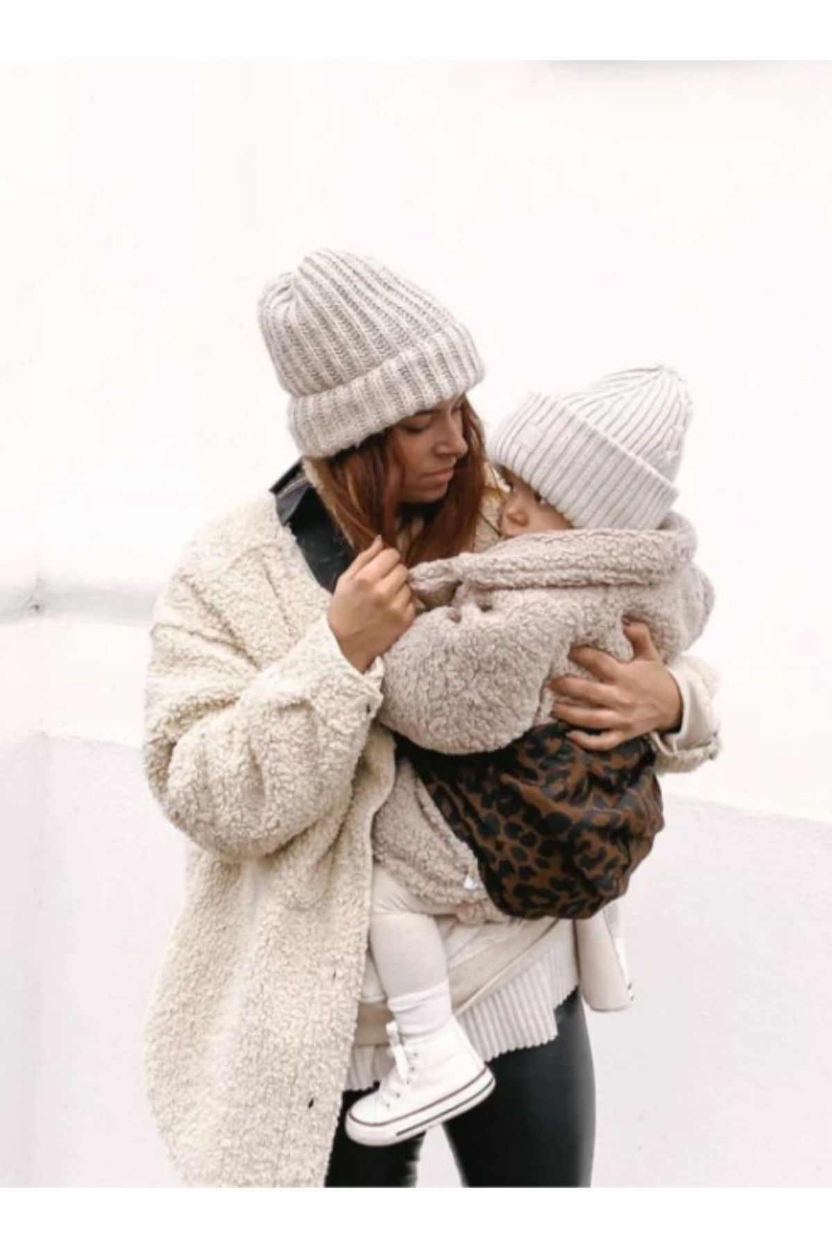 WILDRIDE BROWN LEOPARD CARRIER - 9 AY - 4 YAŞ ARASI LEOPAR DESENLİ KÜÇÜK ÇOCUK TAŞIYICI