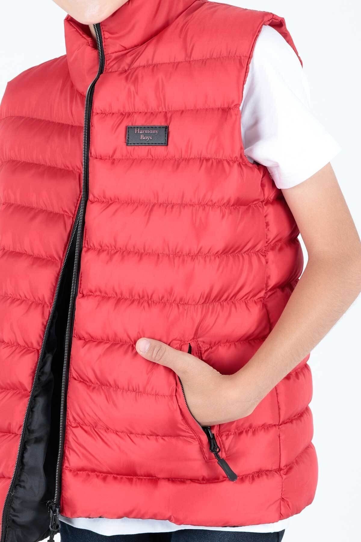 AHENGİM-Aufblasbare Weste ohne Kapuze für Jungen – Modetrend Ak 215354 3