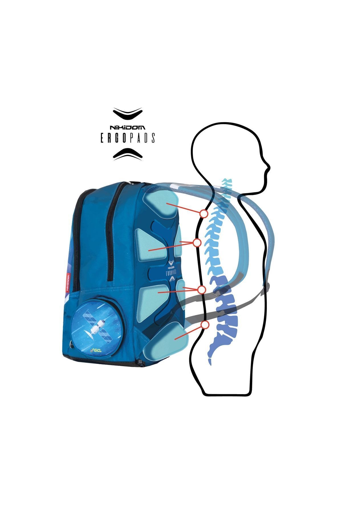 Nikidom-Space Roller Go Kids School Backpack 8