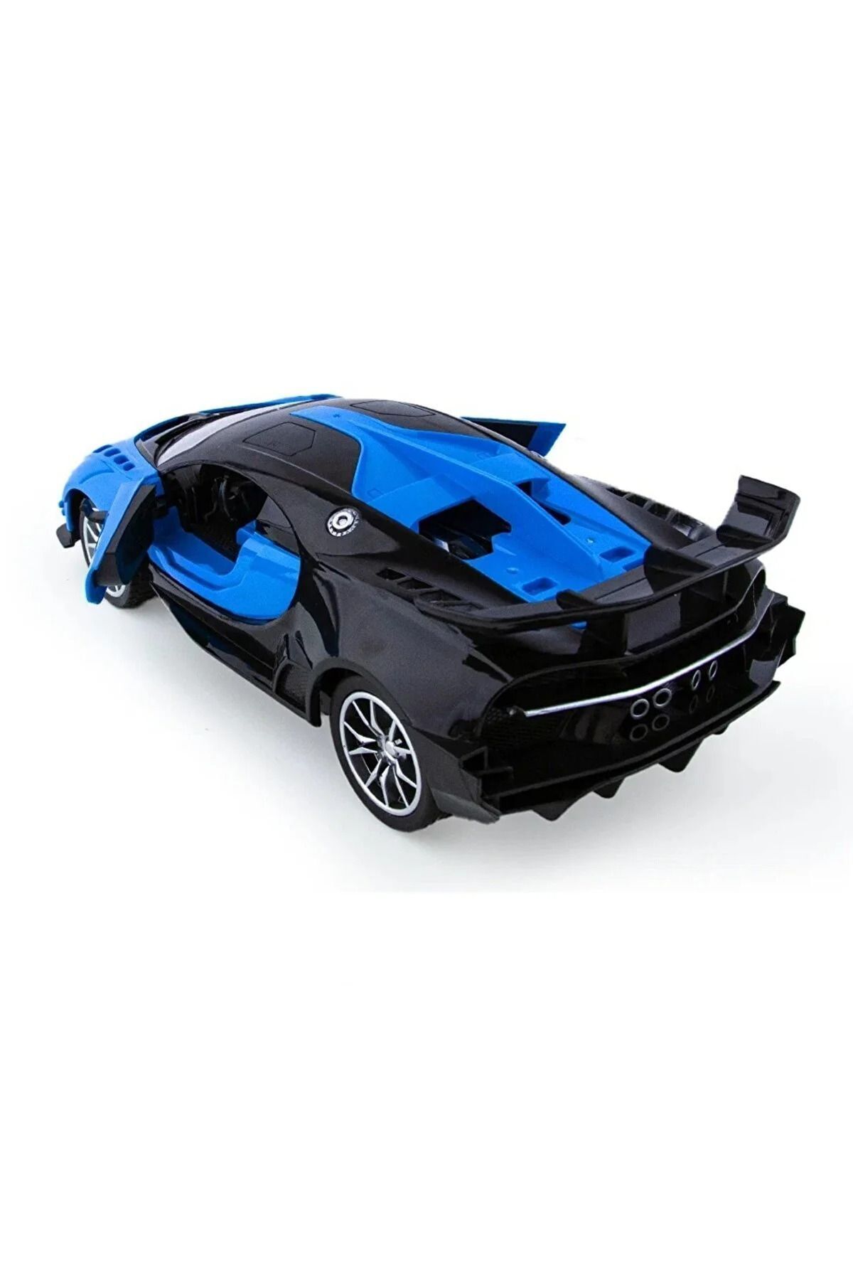 Uzaktan Kumandalı Şarjlı Araba Kapıları Açılan Bugatti Chiron 26,5 cm Şık Tasarım Yüksek Kalite