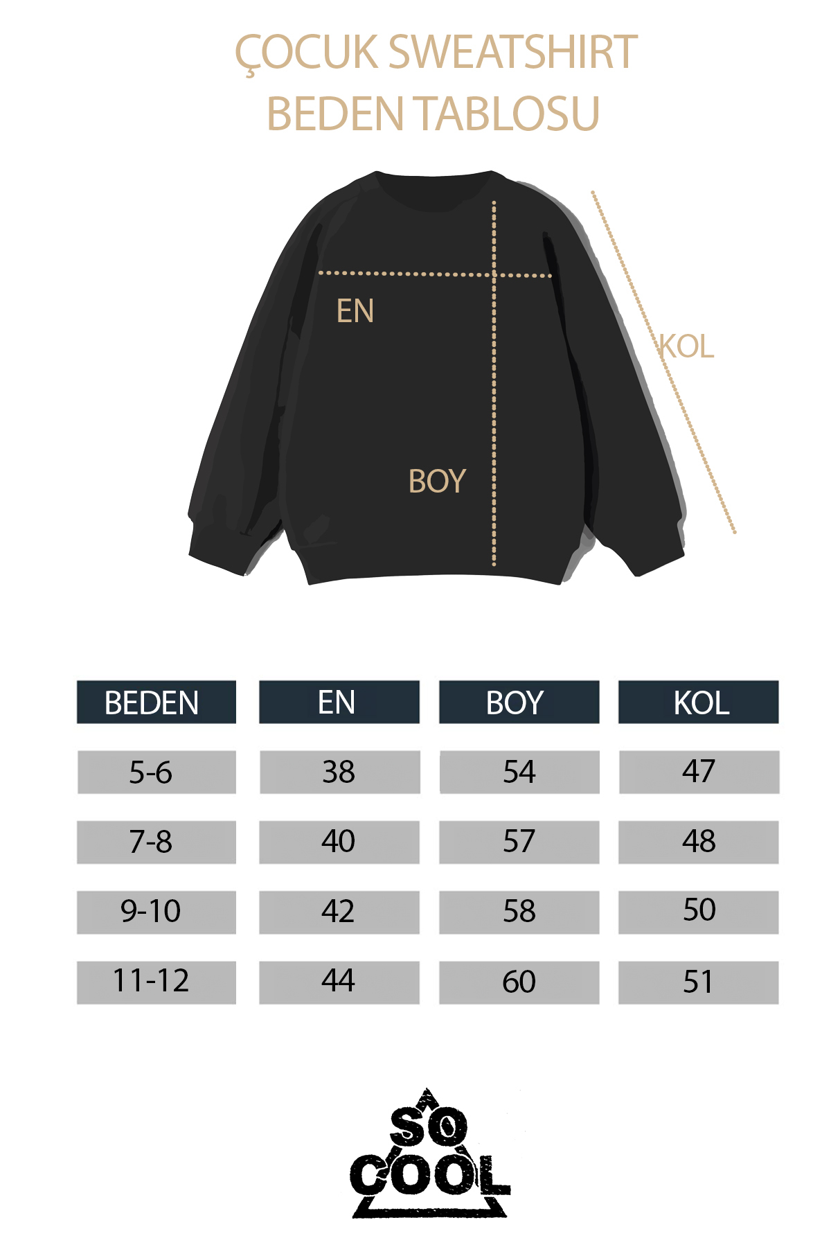 سویشرت پسرانه مشکی so cool | PSW06S-4214 اورجینال - تصویر 3