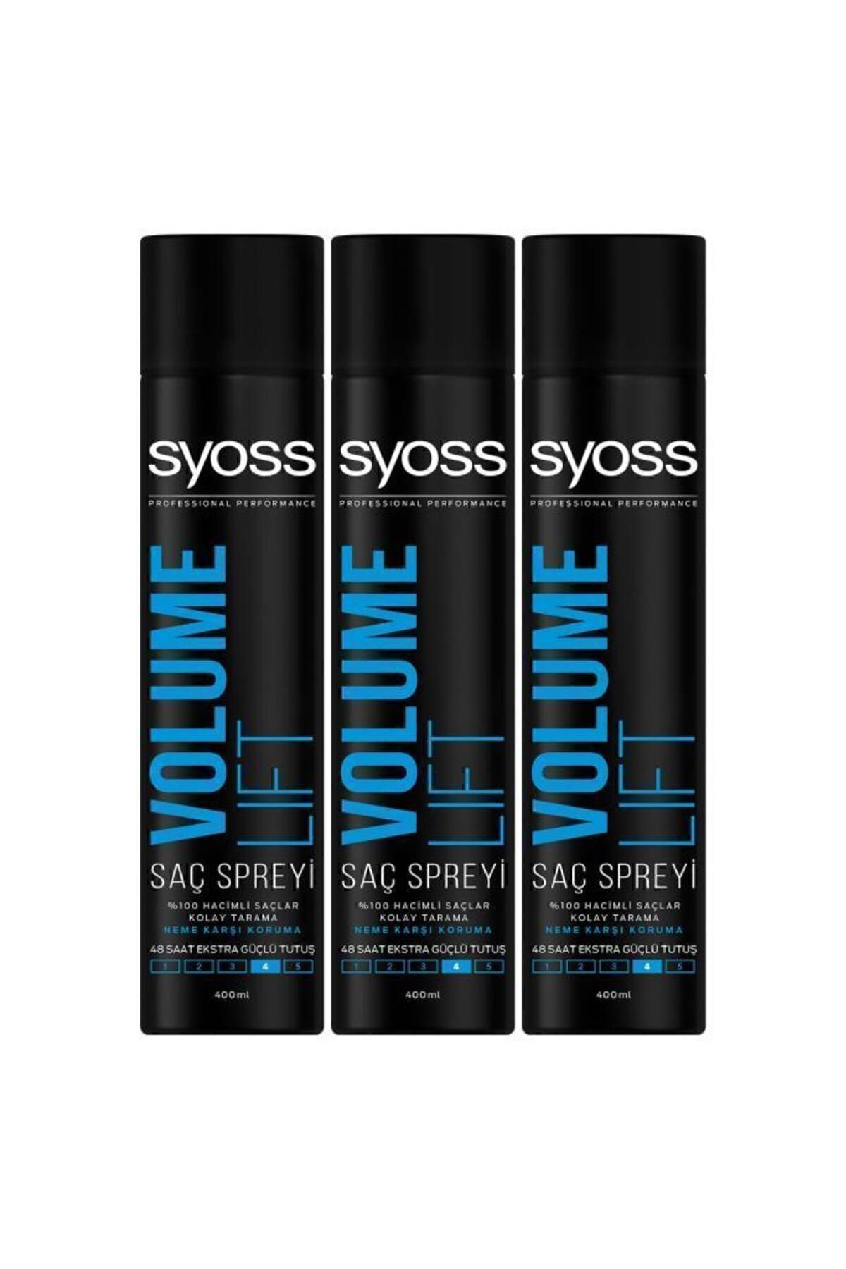 اسپری حجم دهنده مو 400 میلی لیتر - 3 عدد - حجم دهنده Syoss