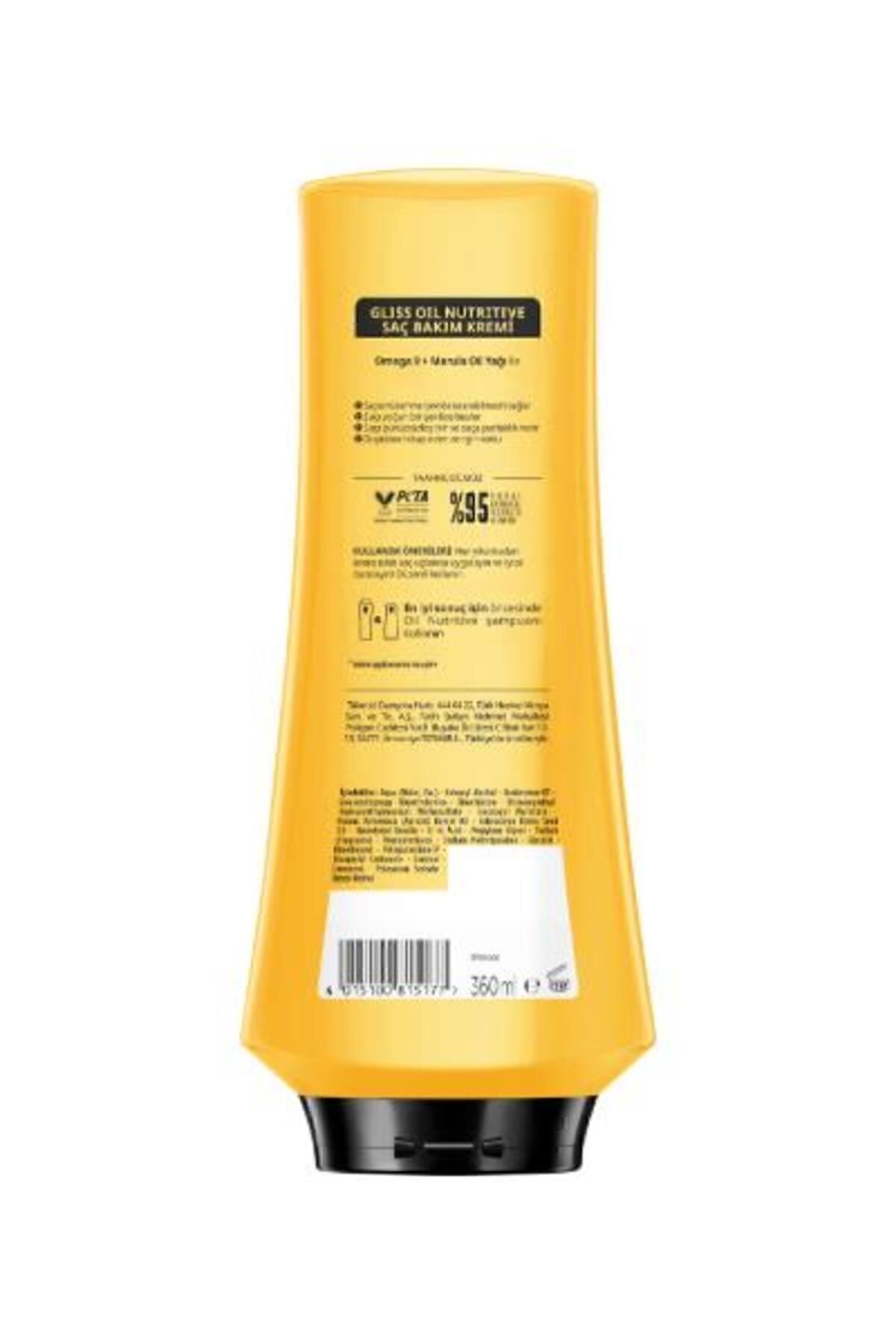 Oil Nutritive Saç Kremi 360ml x 3'lü Set — SET.HNKL.5119 — تصویر 2 از 8