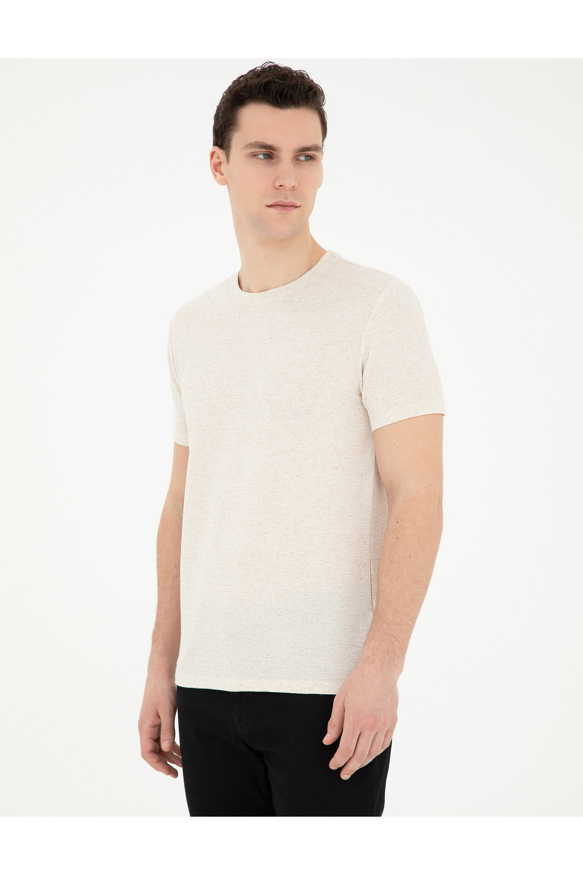 تی شرت مردانه پیر کاردین | 50288157-VR011 Pierre Cardin - Image 3