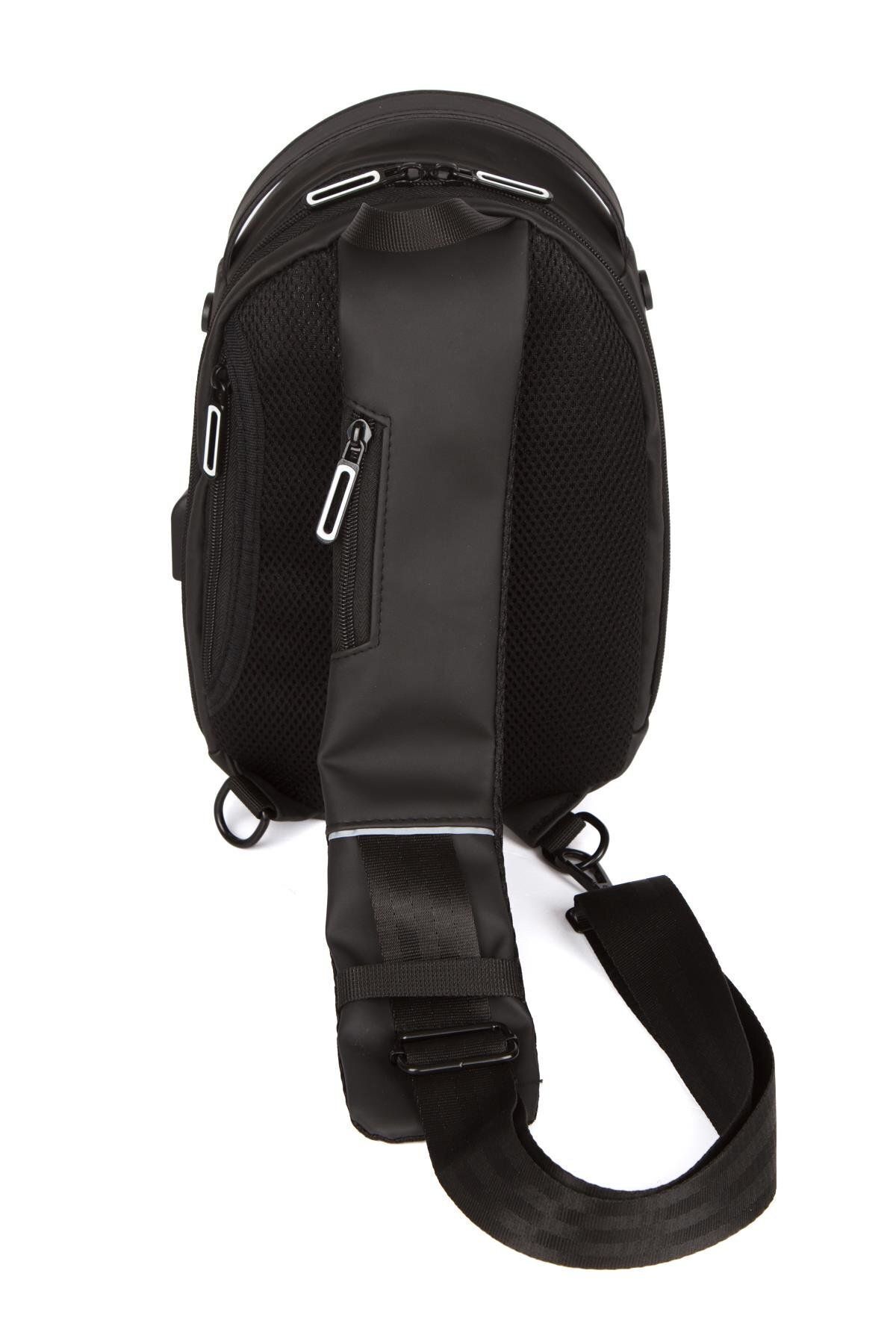 کوله پشتی زنانه مشکی Newish Polo | NP-2405-UZİKO اورجینال - تصویر 7