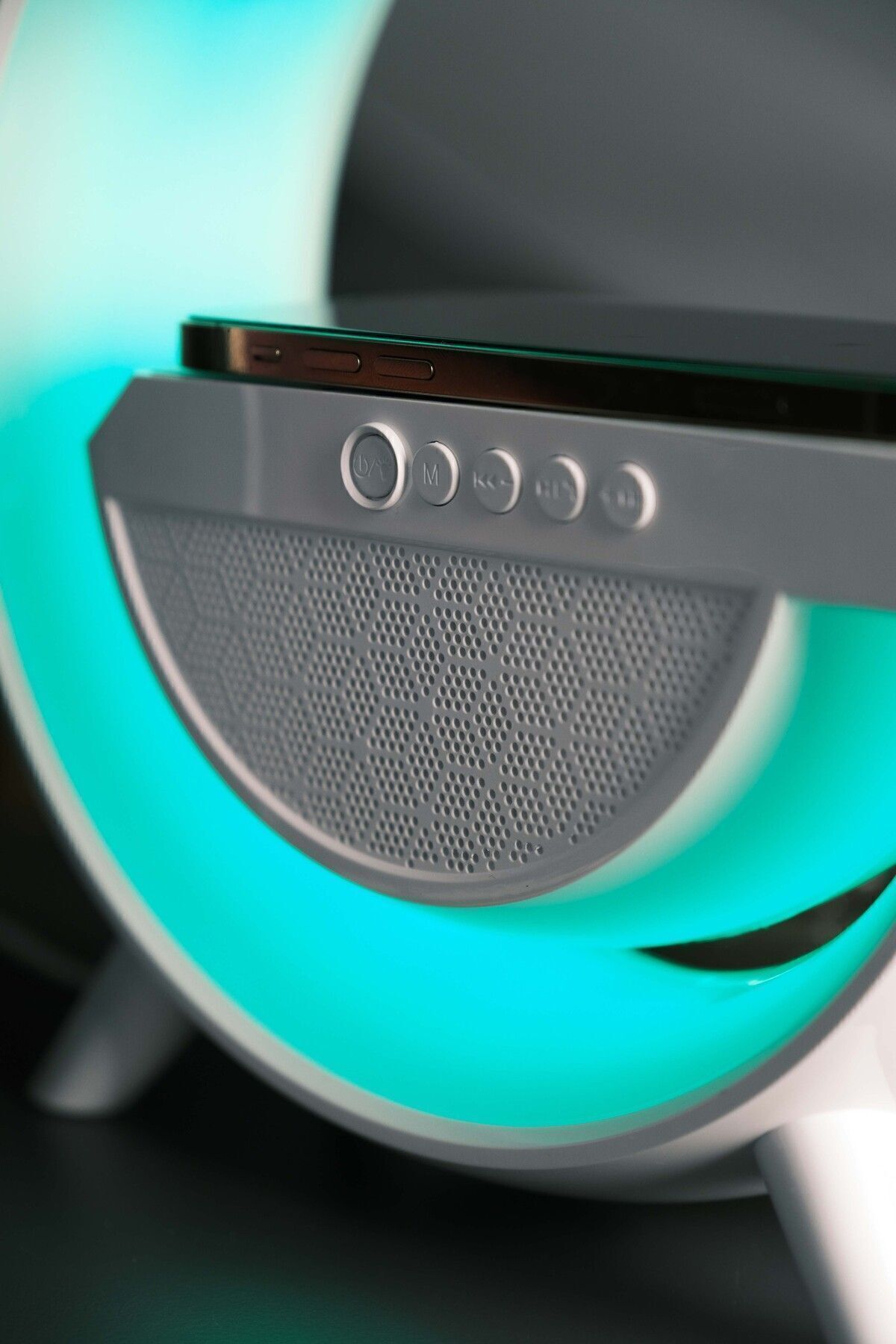 G Bluetooth Hoparlör Kablosuz Şarj Özellikli Masa Lambası Speaker Wireless Şarj 7