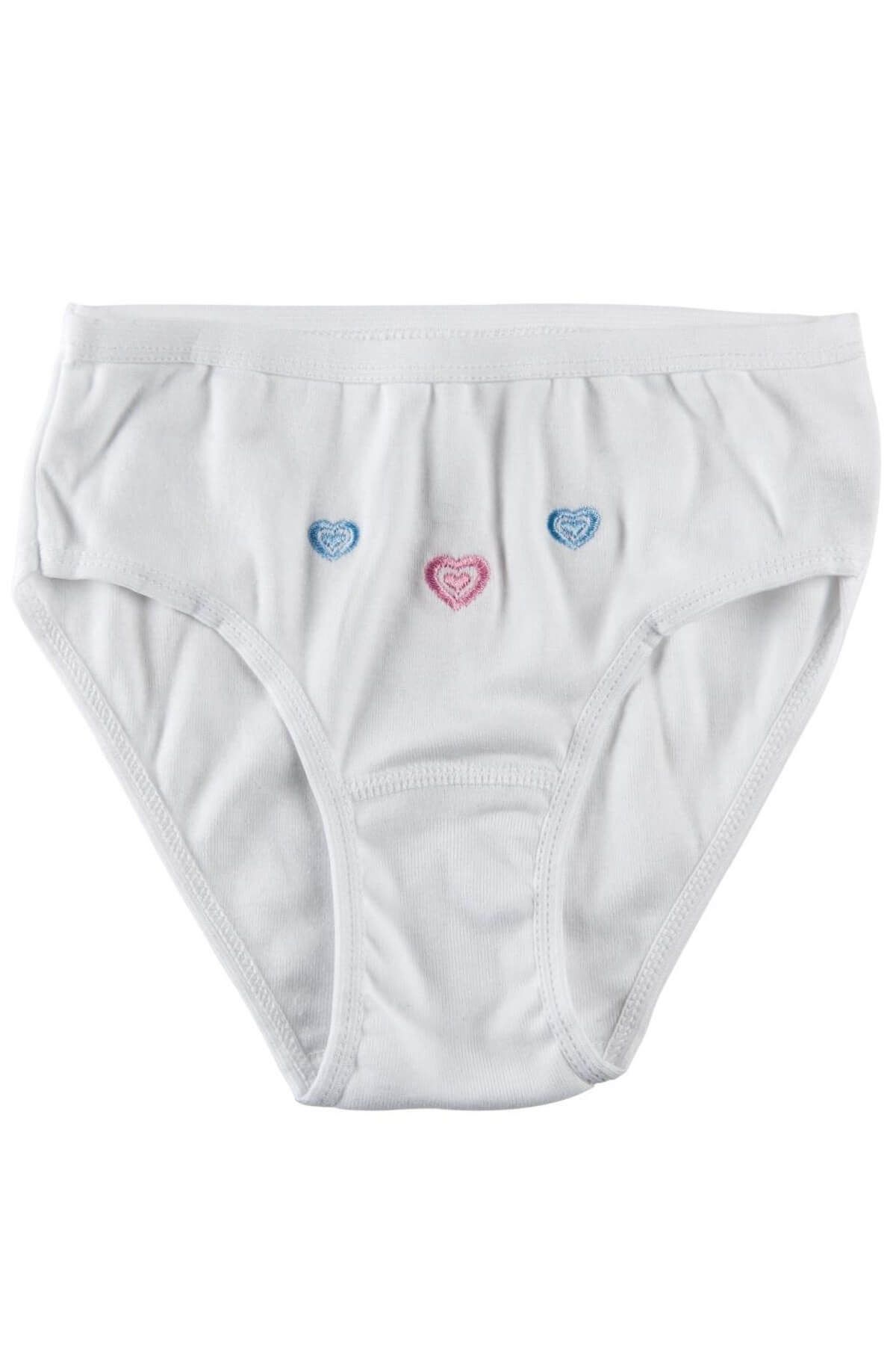 Tutku-Girl&#39;s White 100% Cotton Panties New Season 1